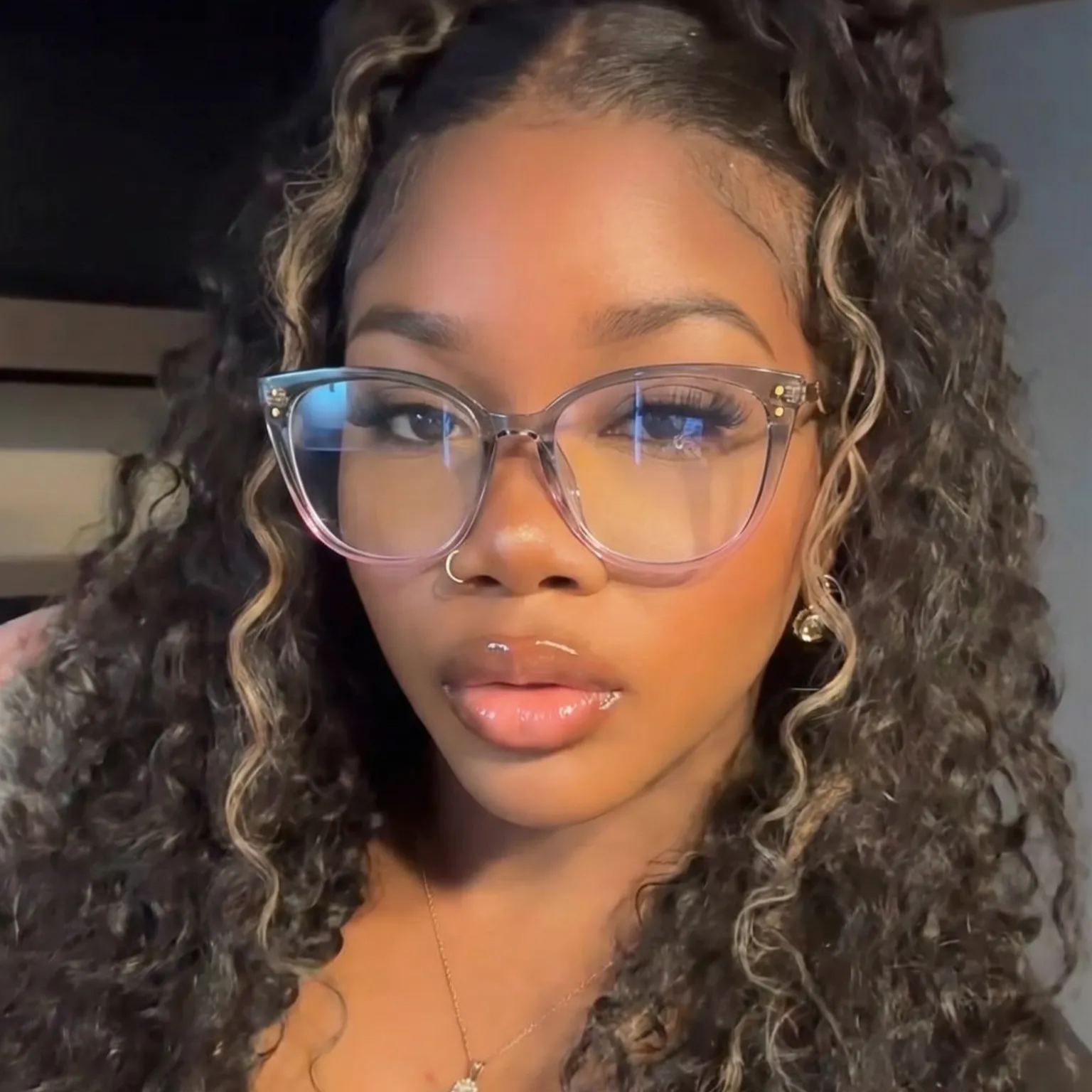 Cat-Eye Glasses #wr-87045