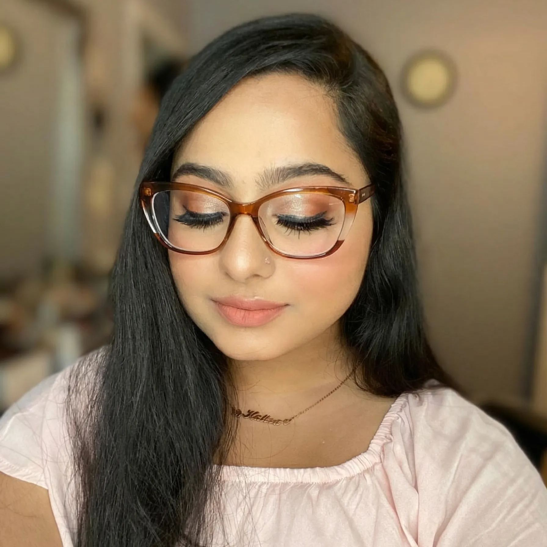 Cat-Eye Glasses #wr-87239