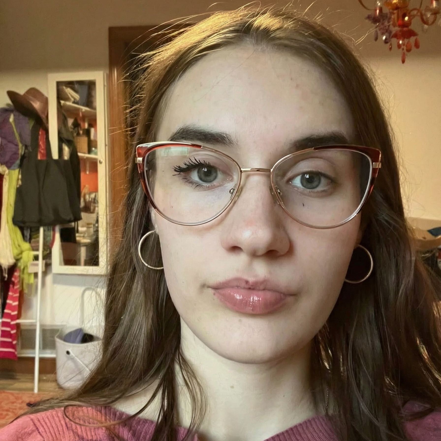 Cat-Eye Glasses #wr-87241