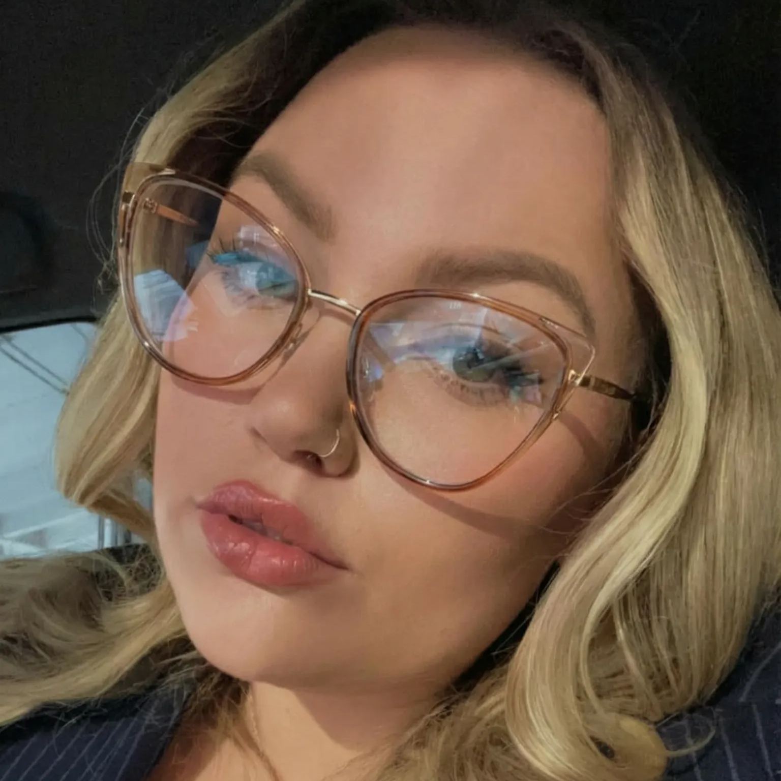 Cat-Eye Glasses #wr-87241