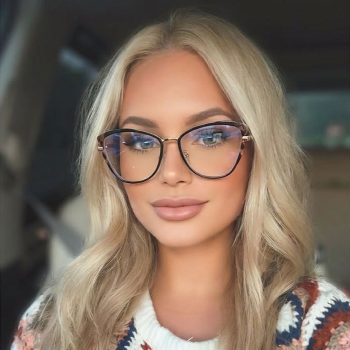 Cat-Eye Glasses #wr-87249