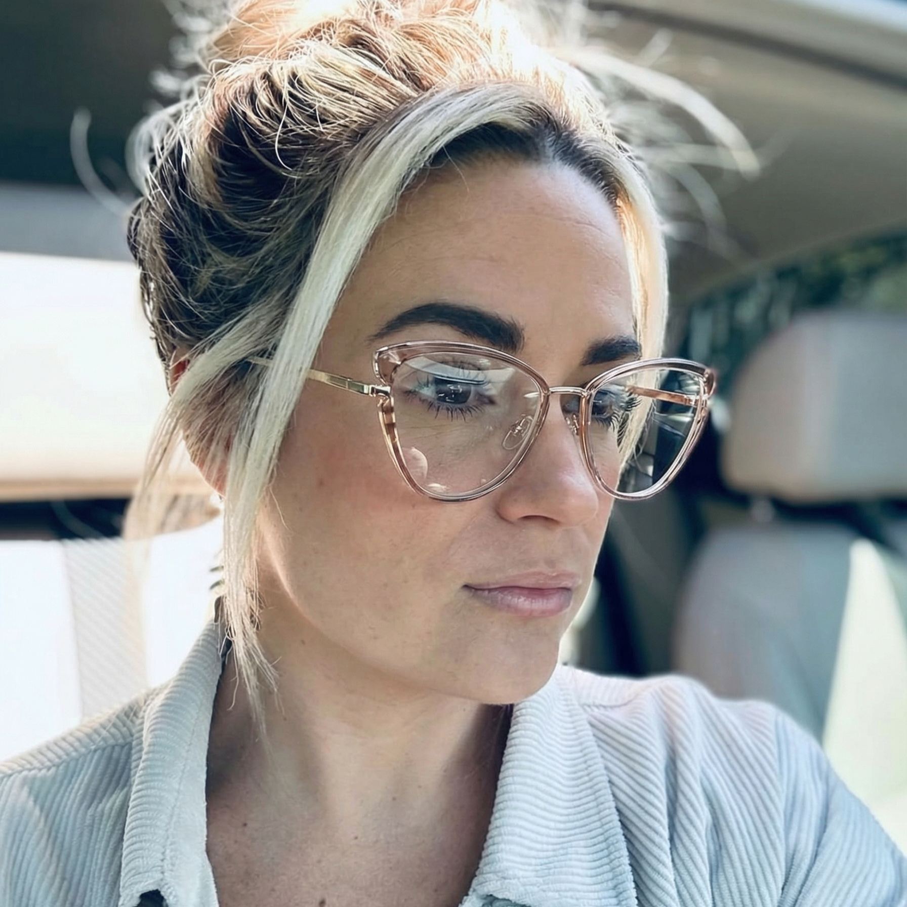 Cat-Eye Glasses #wr-87249