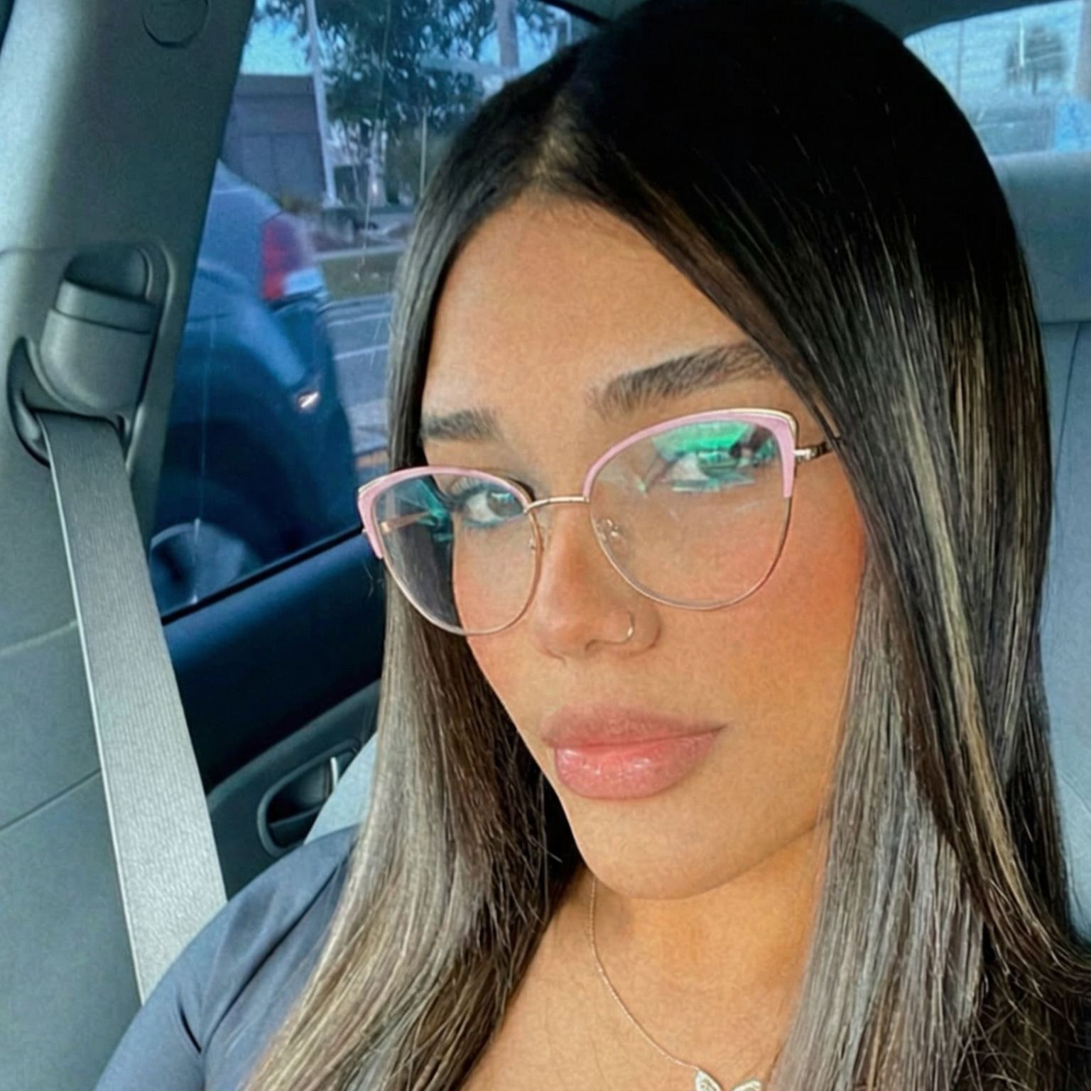 Cat-Eye Glasses #wr-87166