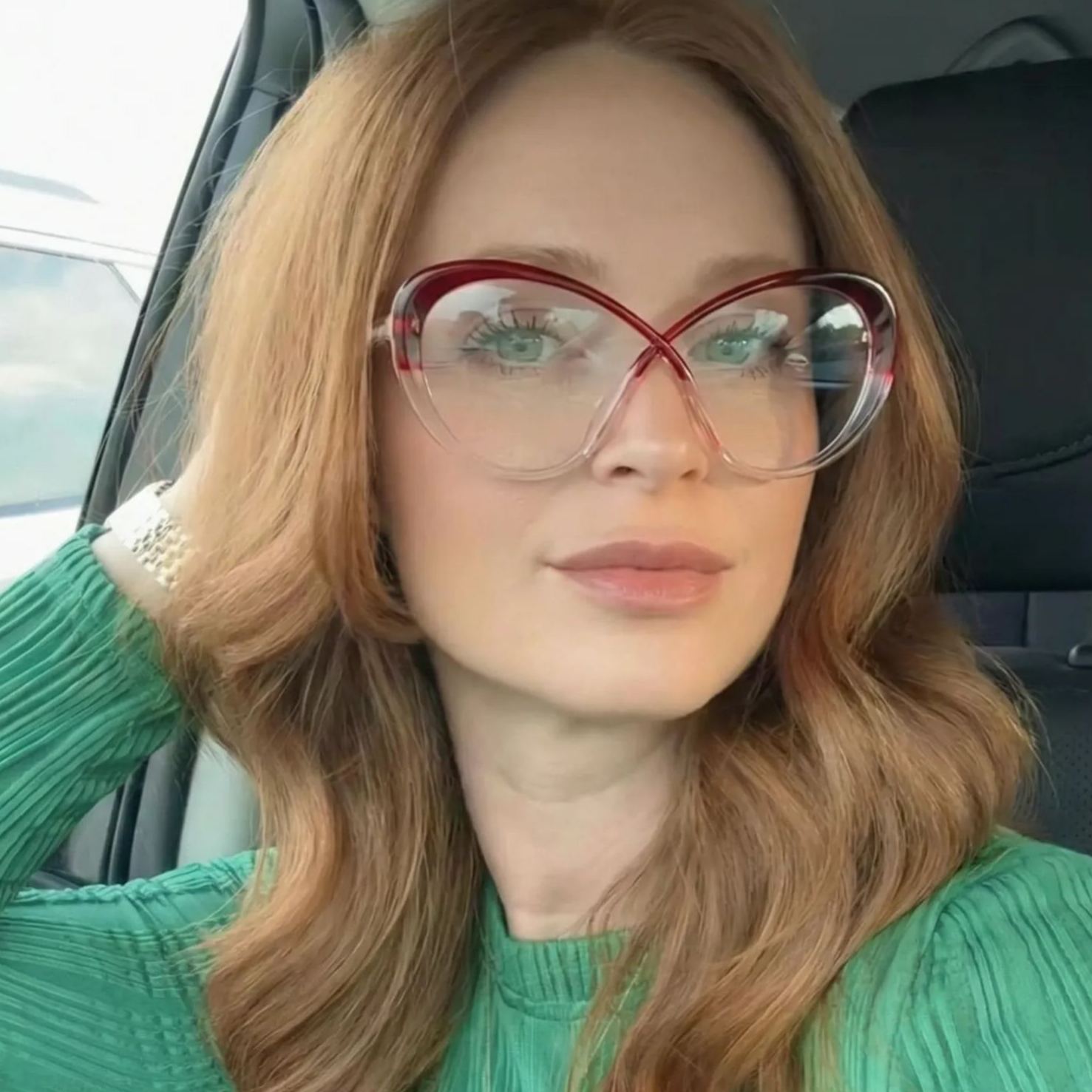 Cat-Eye Glasses #wr-87189