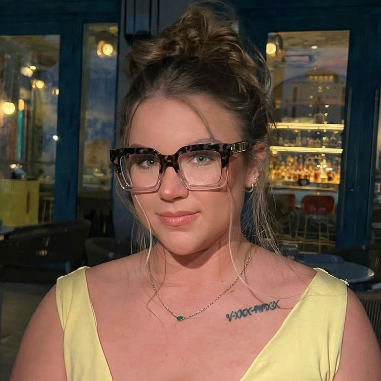 Square Glasses #jx-L543