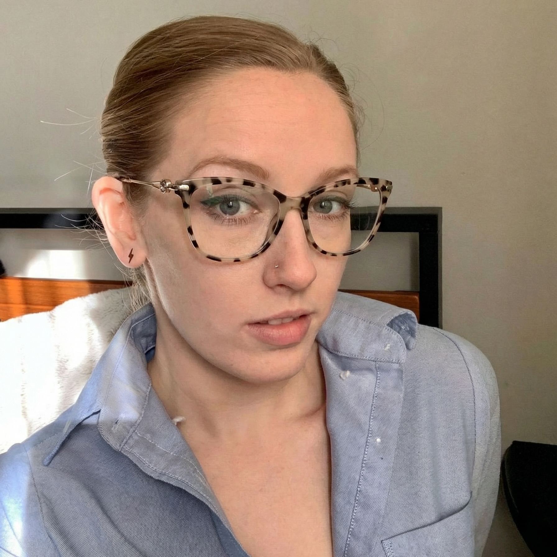 Cat-Eye Glasses #69-z503