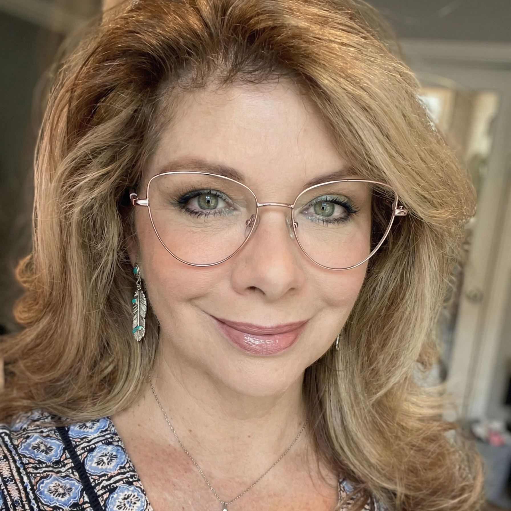 Cat-Eye Glasses #69-top124