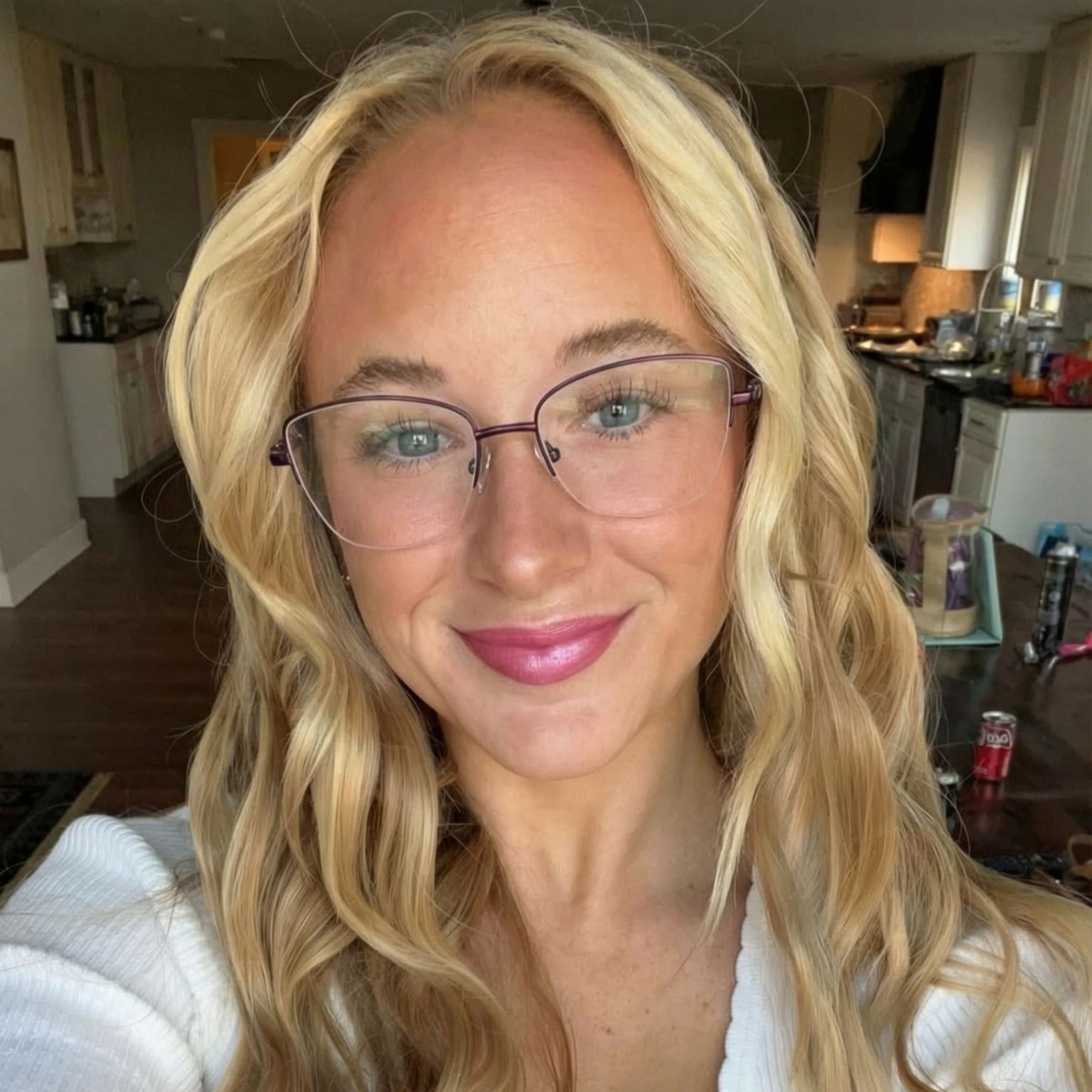 Half Rim Cat-Eye Glasses #69-k501