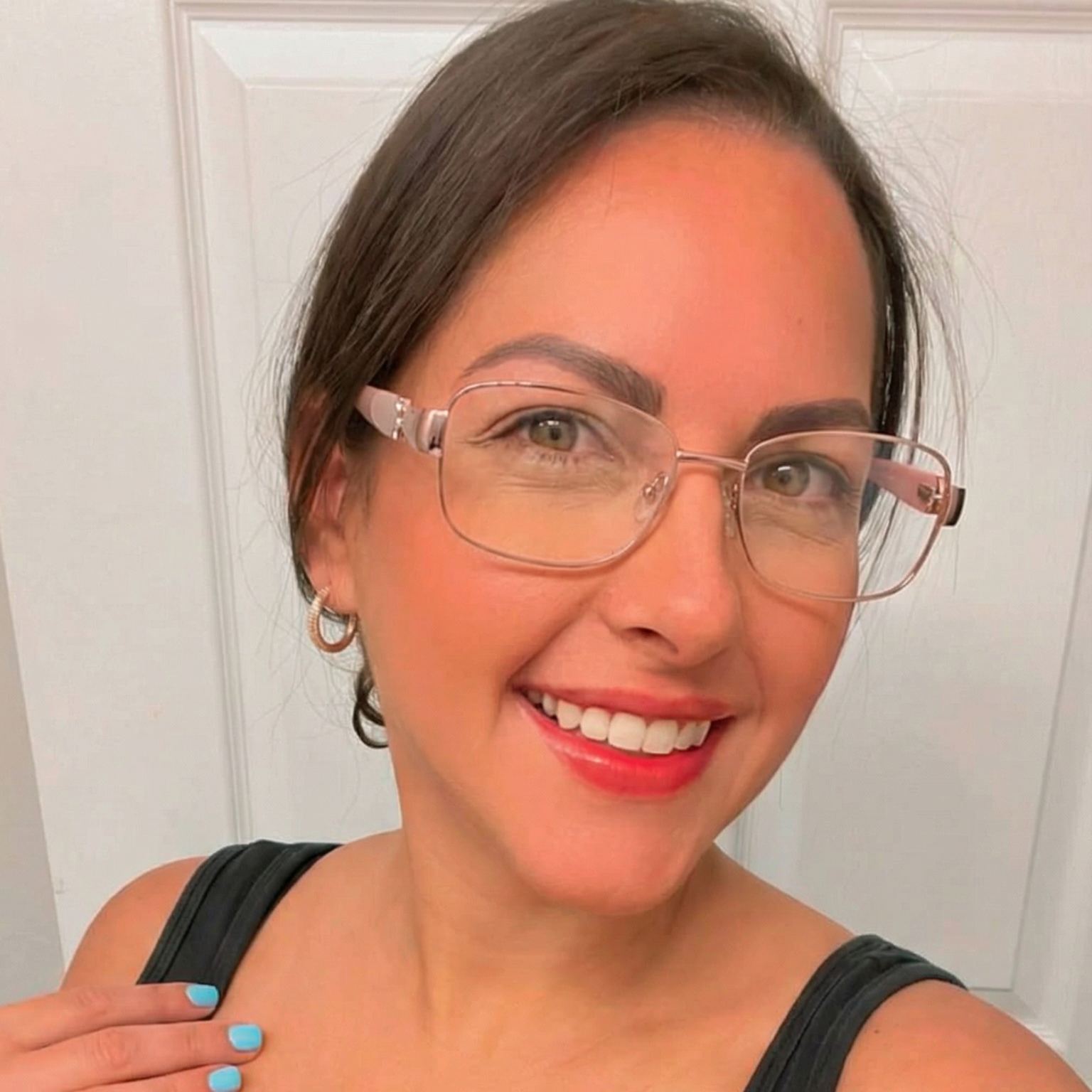 Rectangle Glasses #69-n7735