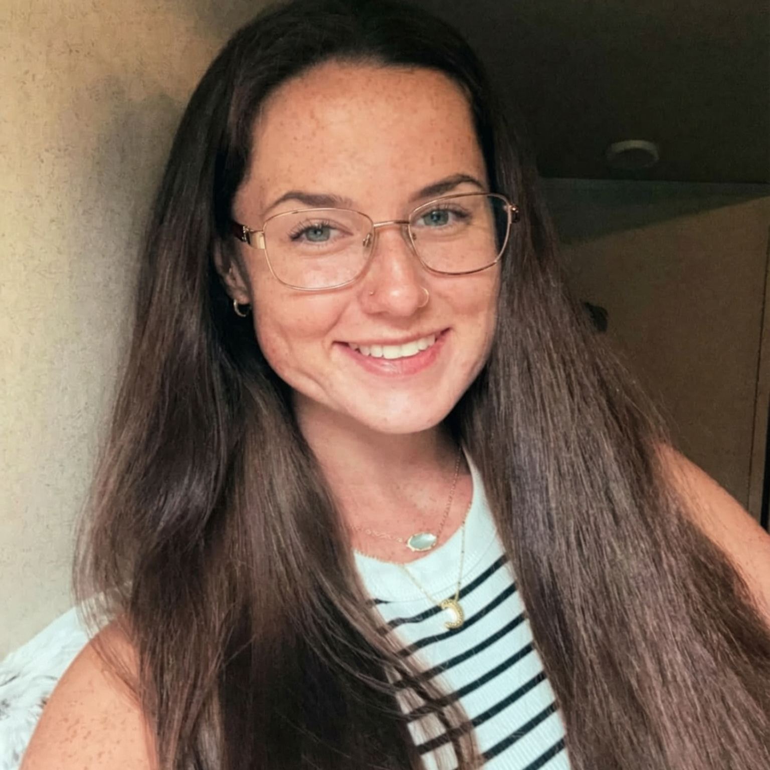 Rectangle Glasses #69-n7735