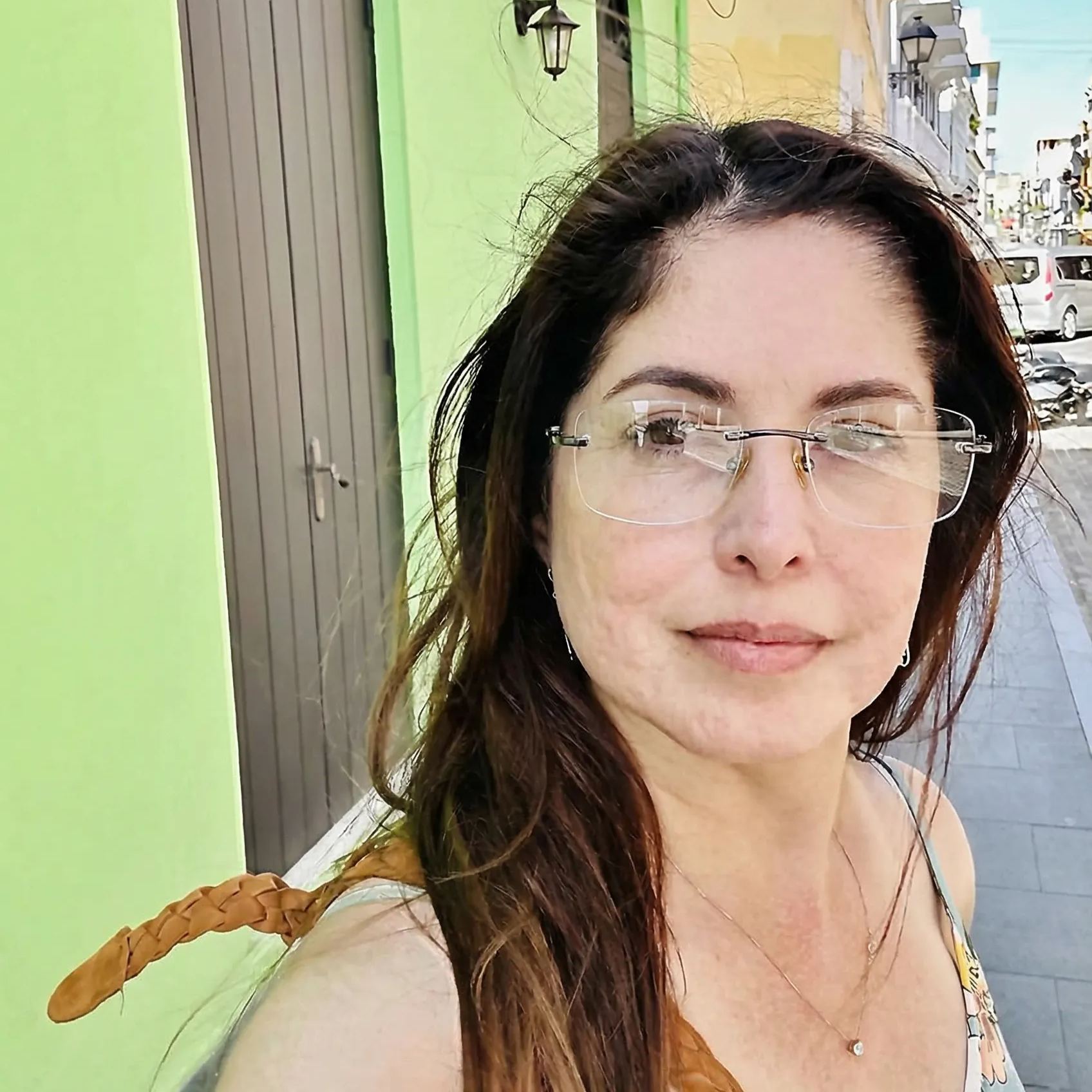 Rimless Rectangle Glasses #69-cto0500