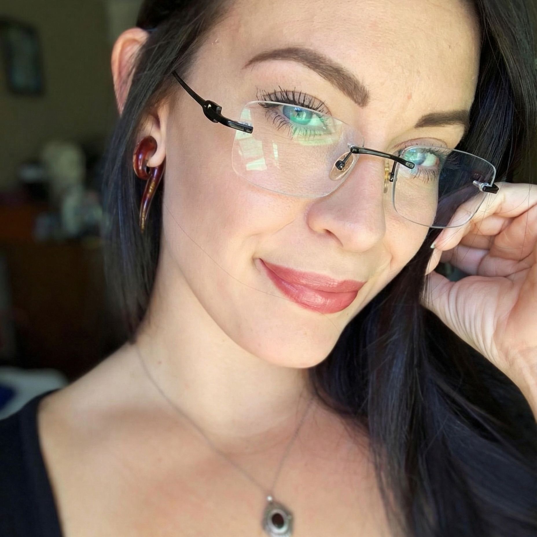 Rimless Rectangle Glasses #69-cto0500