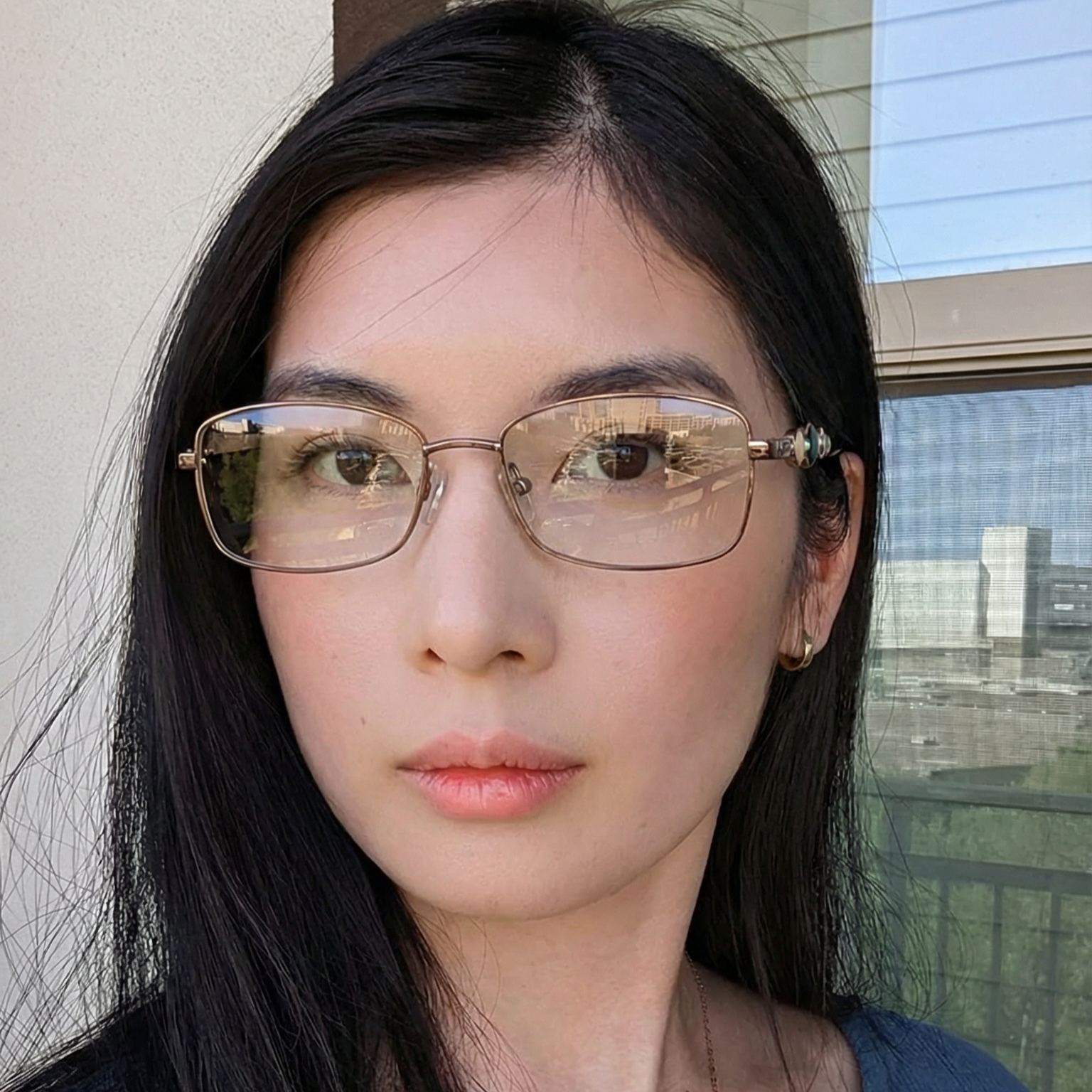 Rectangle Glasses #69-n7733