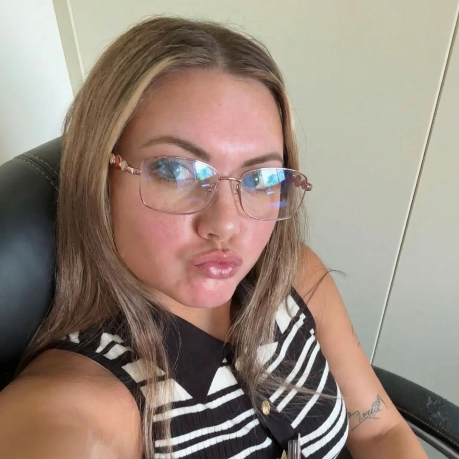 Rectangle Glasses #69-n7733