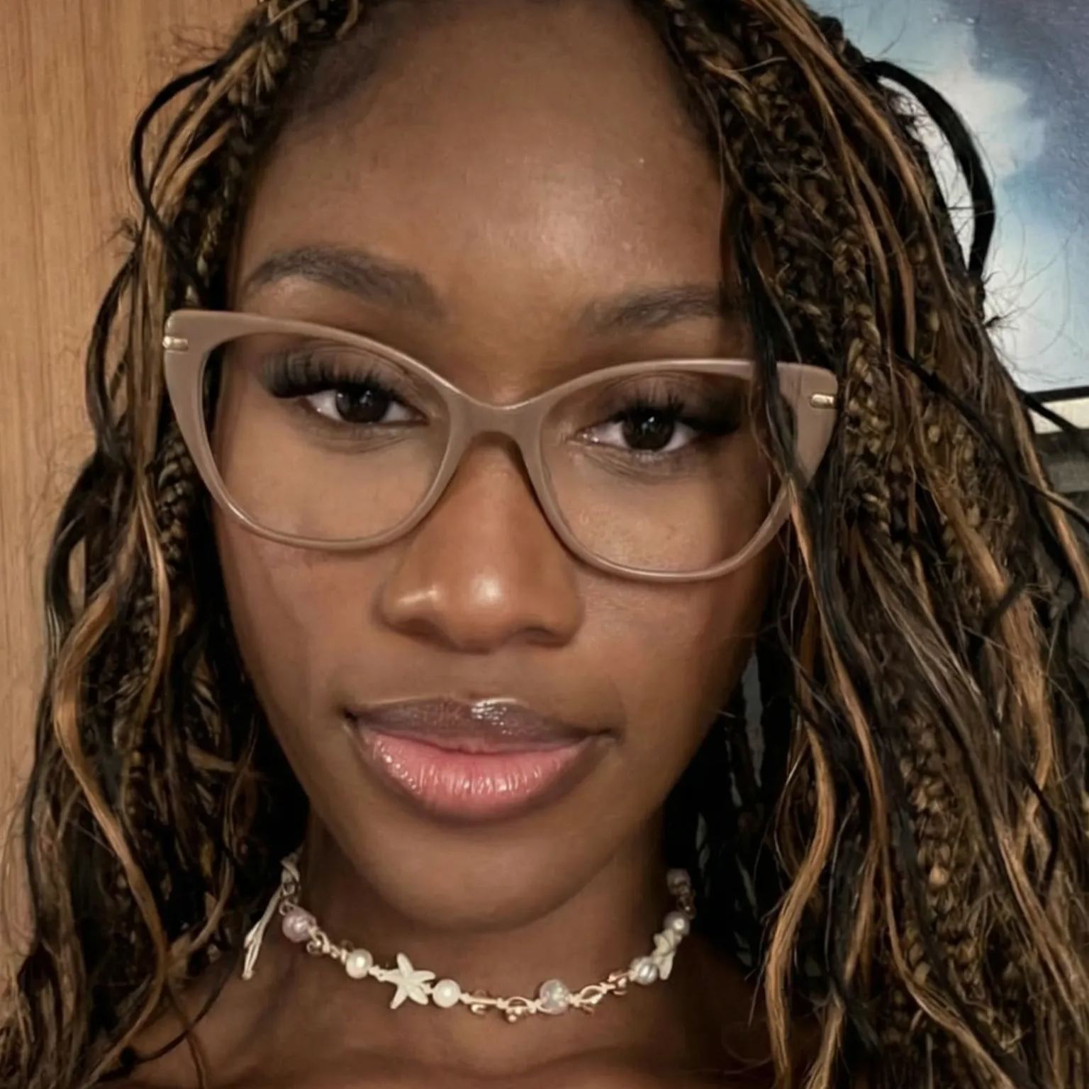 Cat-Eye Glasses #69-z507