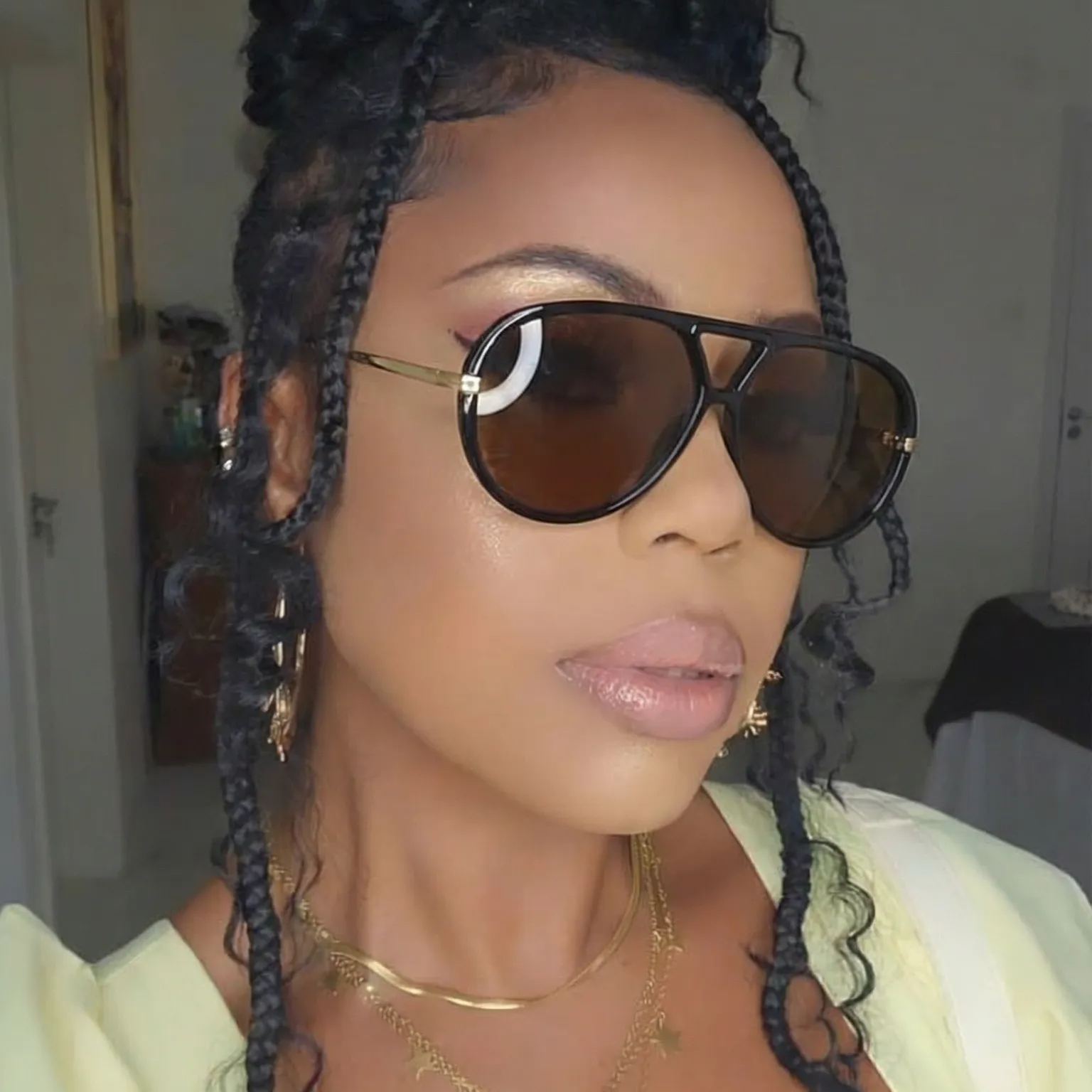 Aviator Sunglasses #bx-5529