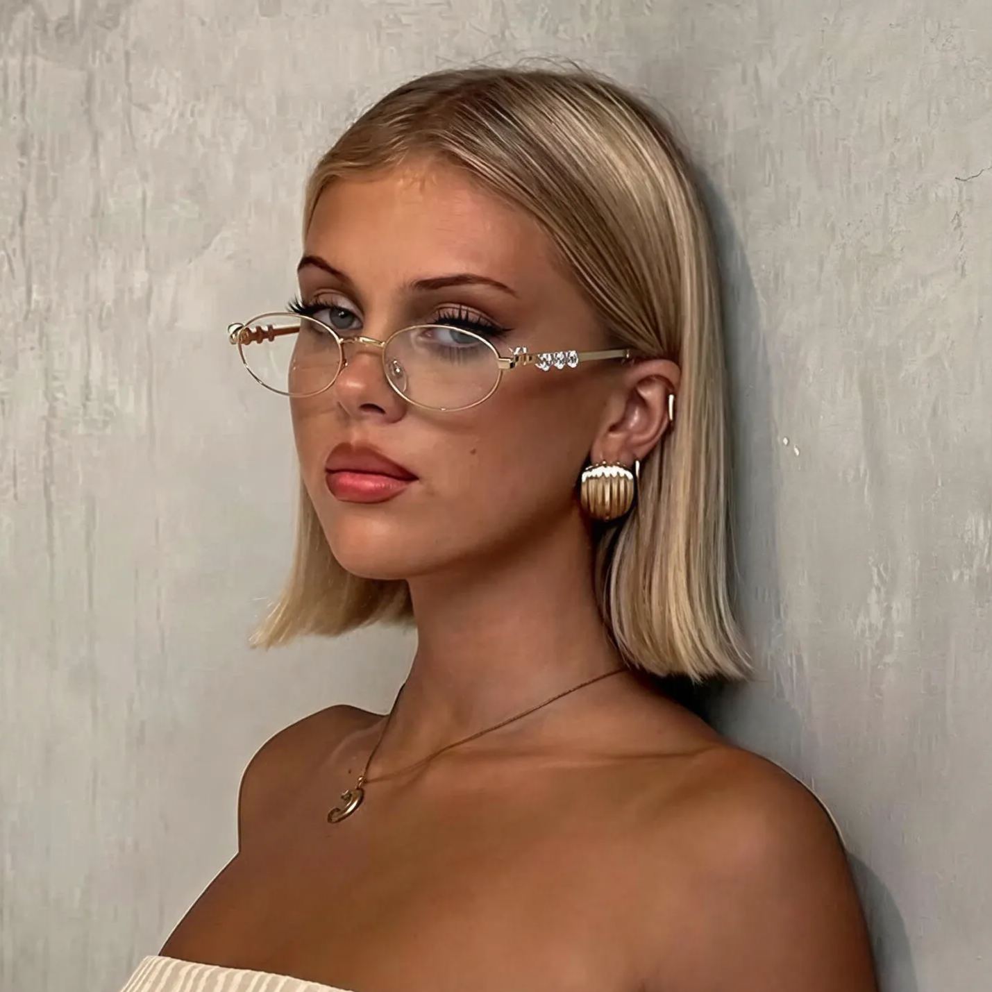 Oval Sunglasses #yl-YL8657