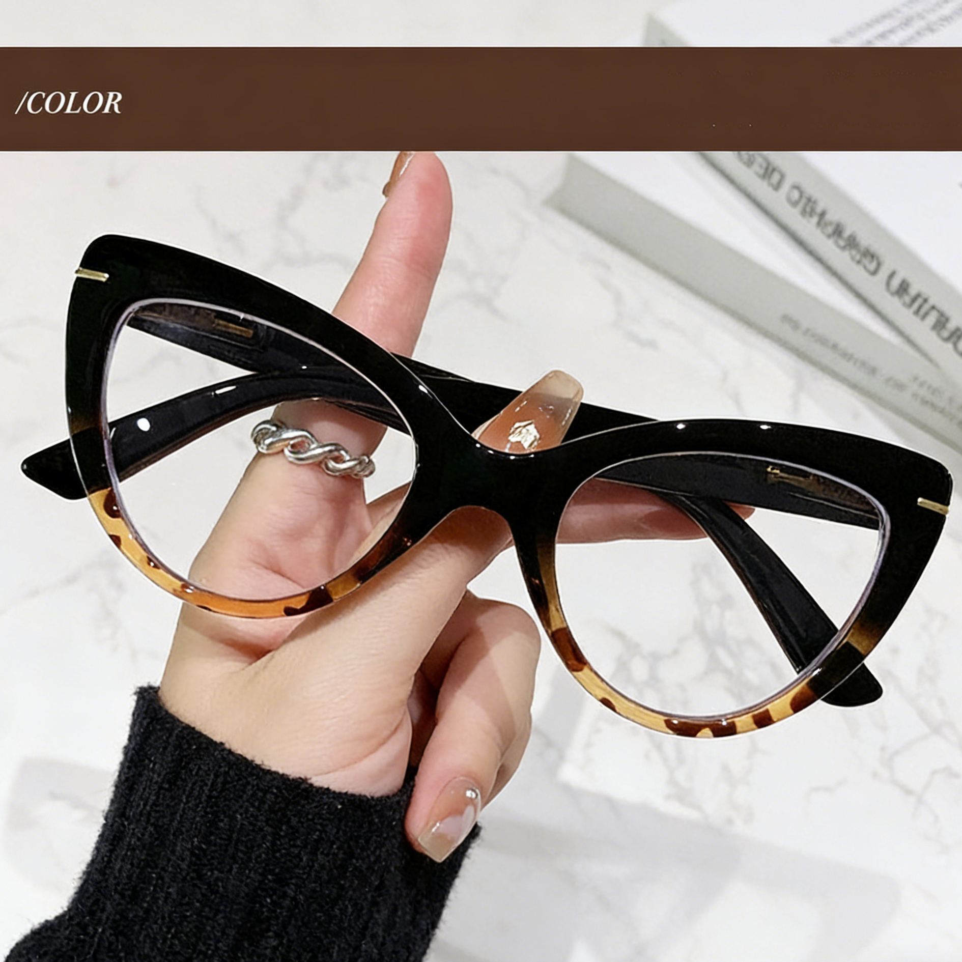 Cat-Eye Eyeglass #jz-072