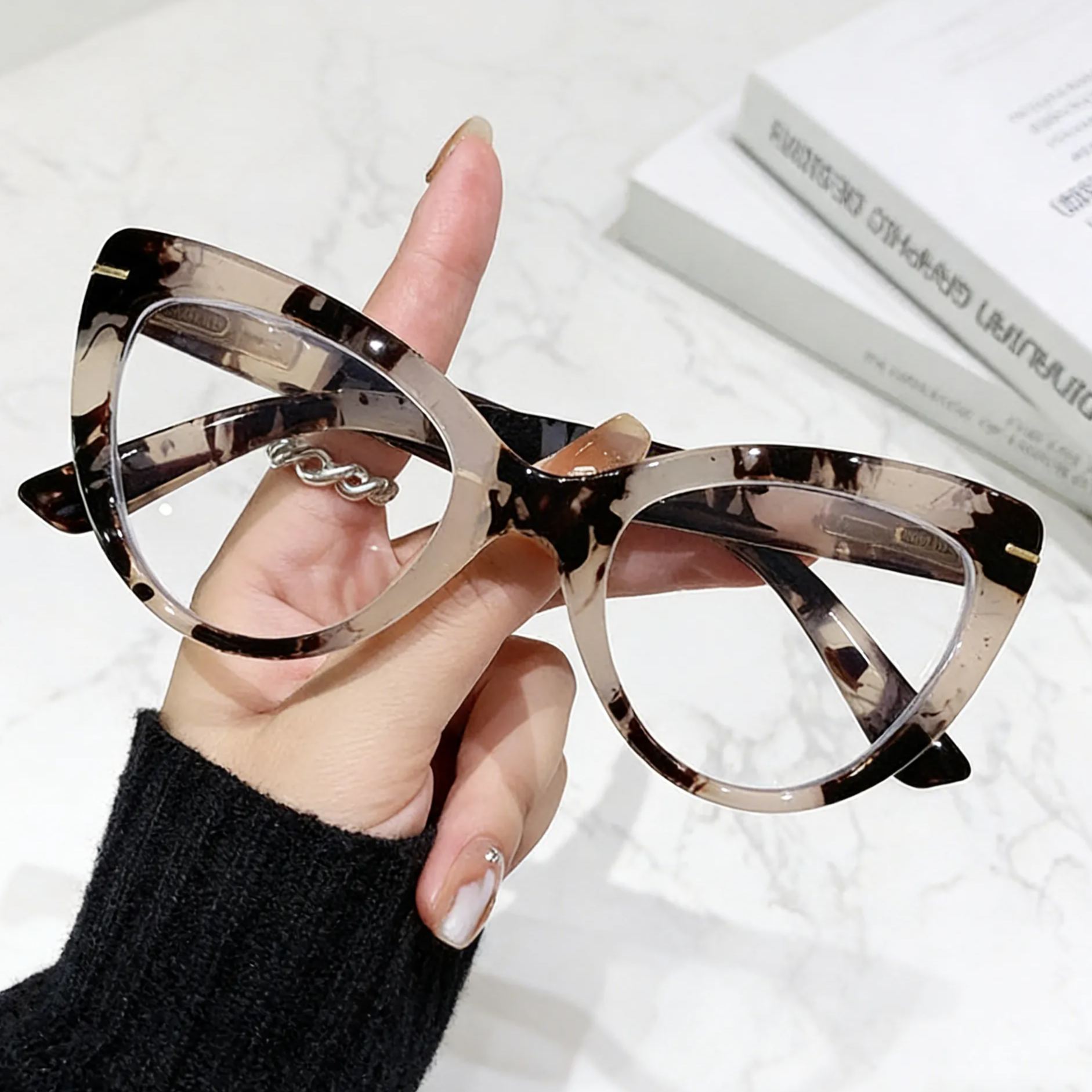 Cat-Eye Eyeglass #jz-072