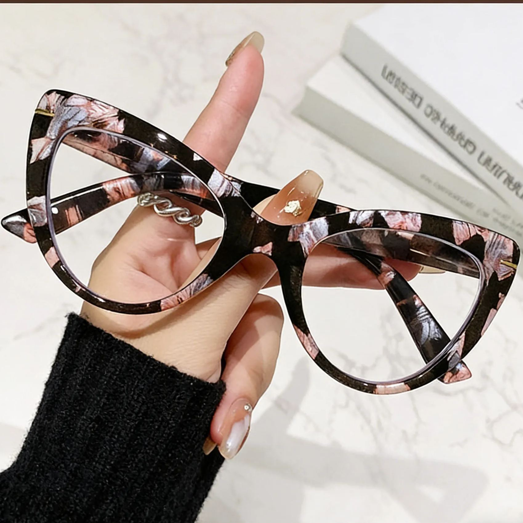 Cat-Eye Eyeglass #jz-072