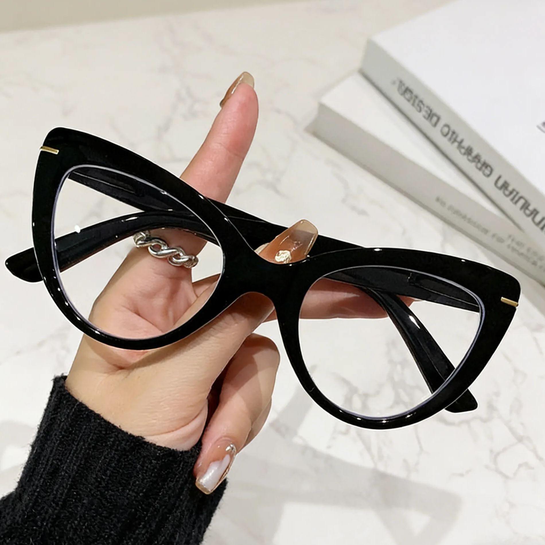 Cat-Eye Eyeglass #jz-072