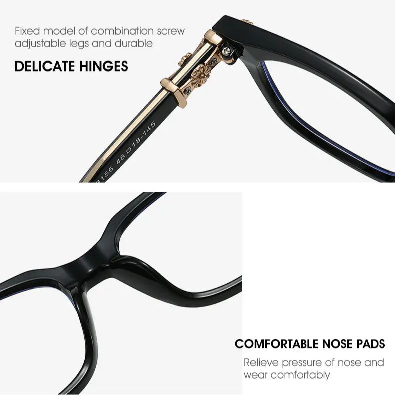 Square Glasses #df-8155