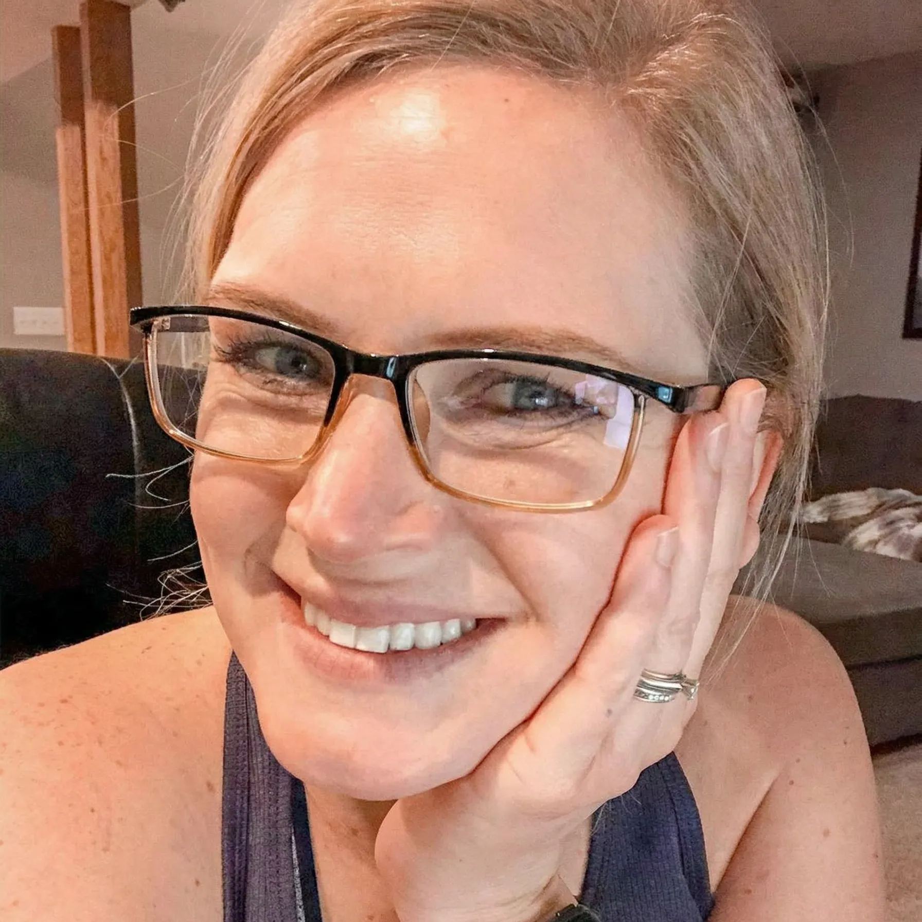 Rectangle Glasses #bx-023