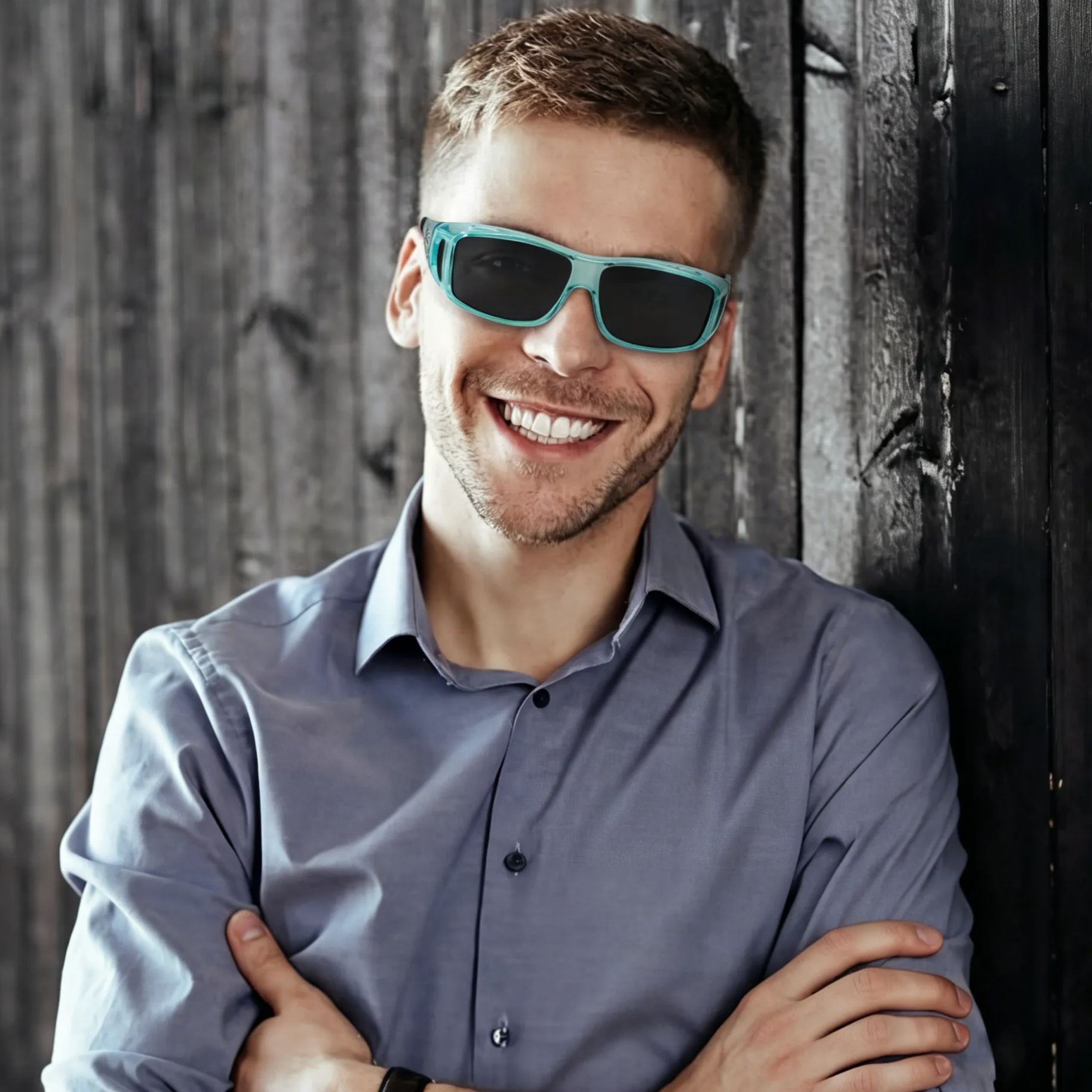 Rectangle Glasses #qc-0311
