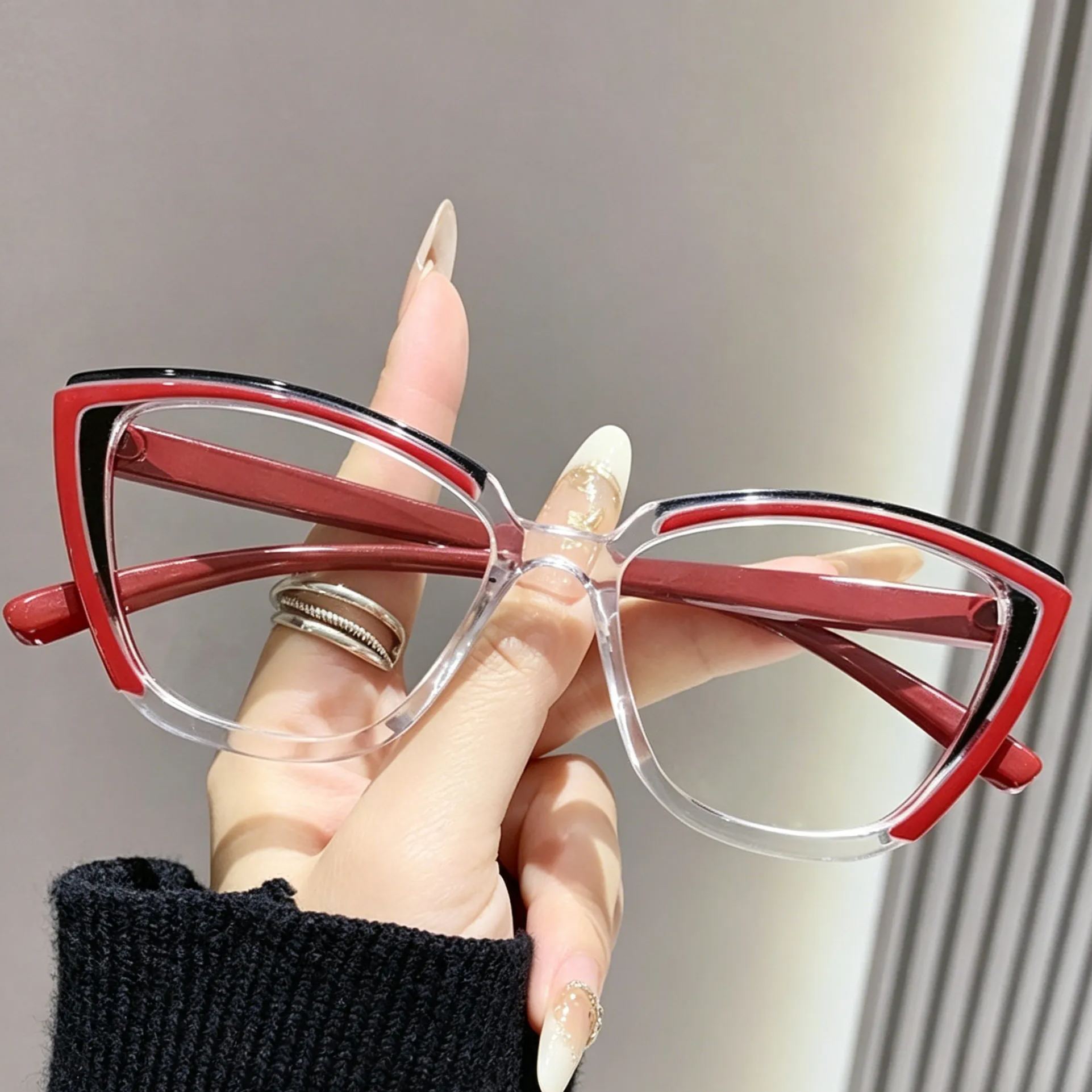 Cat-Eye Glasses #yh-879