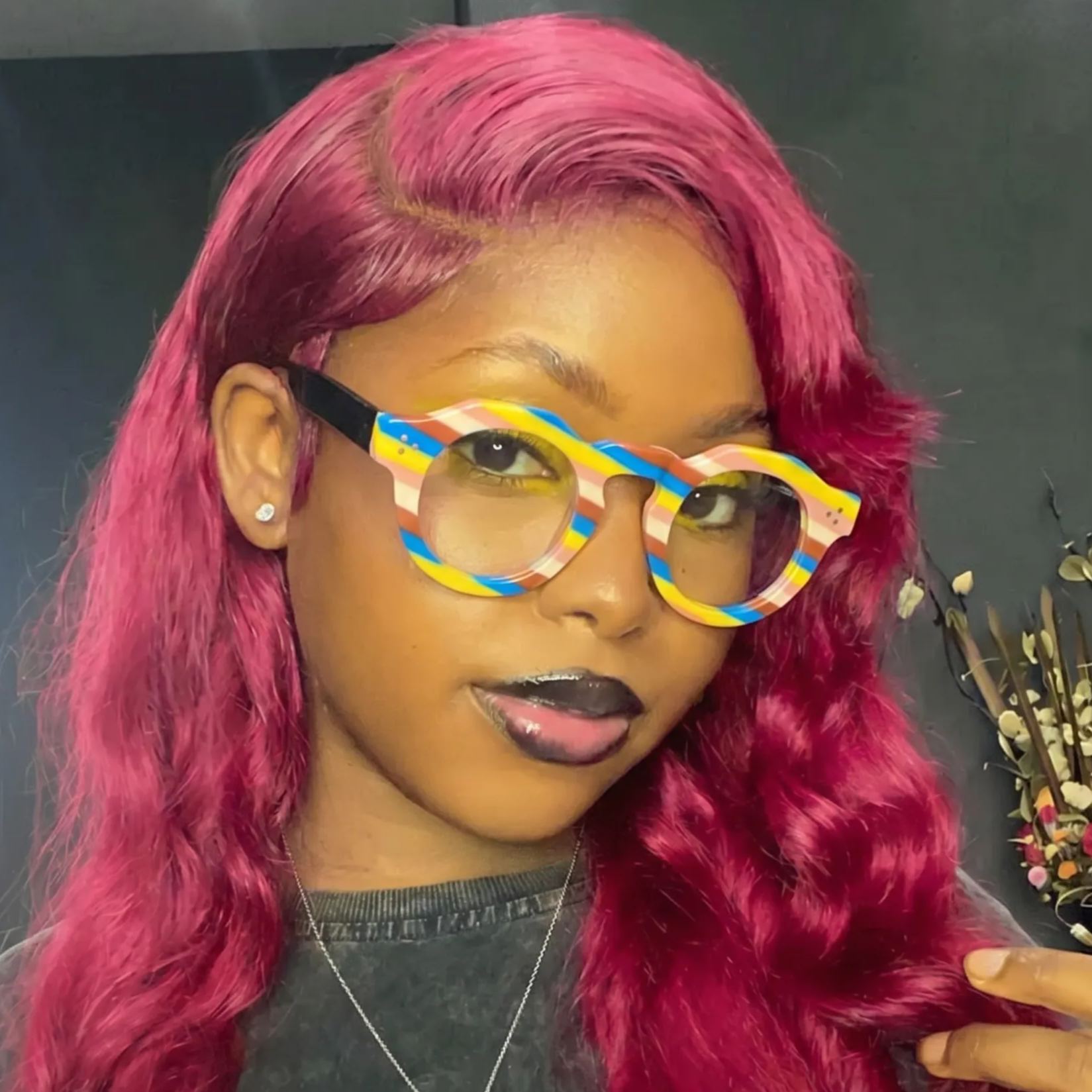 ✨Round Glasses #mj-G2413