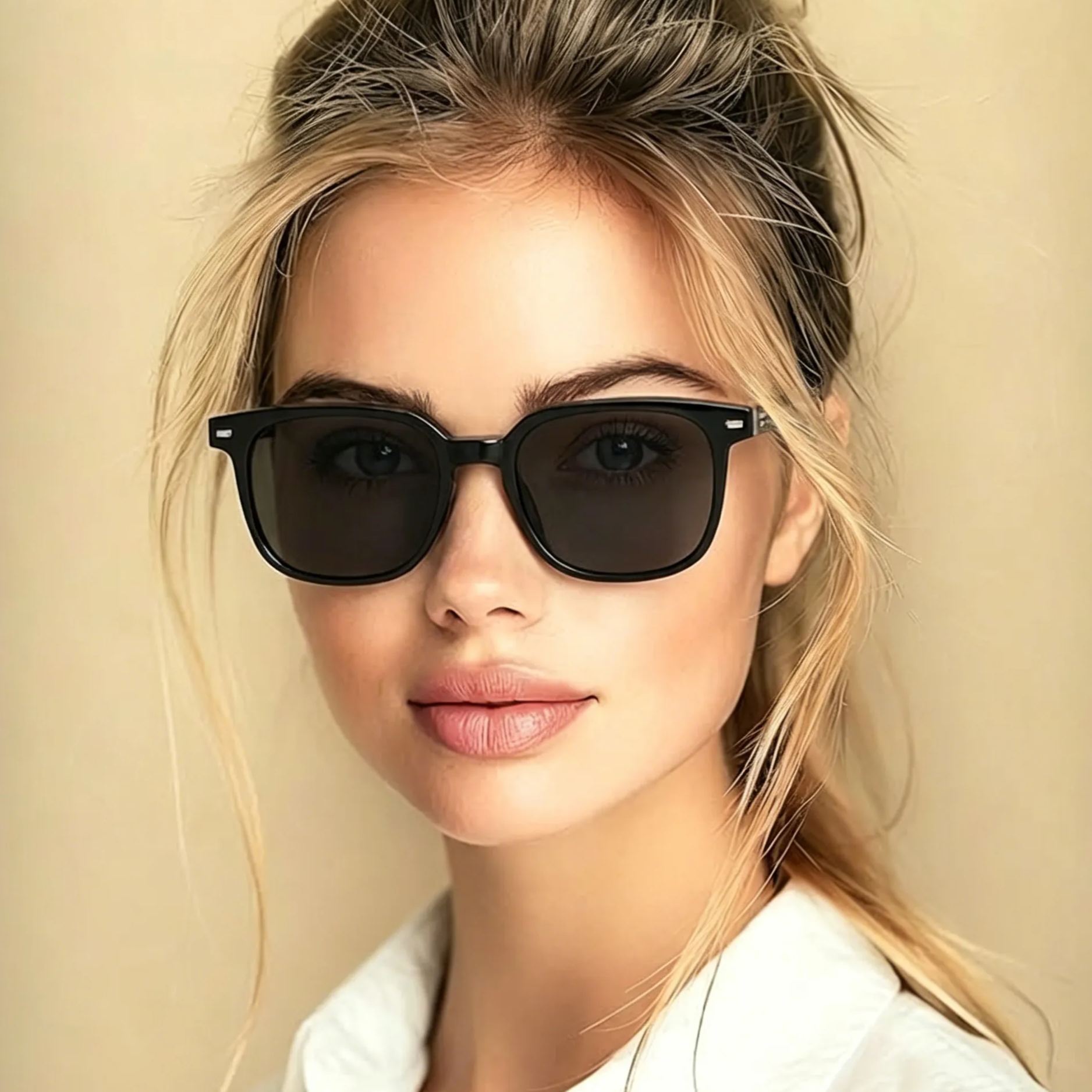 ✨Magnetic Clip on Sunglasses for Men & Women,Square Glasses #ps-8173