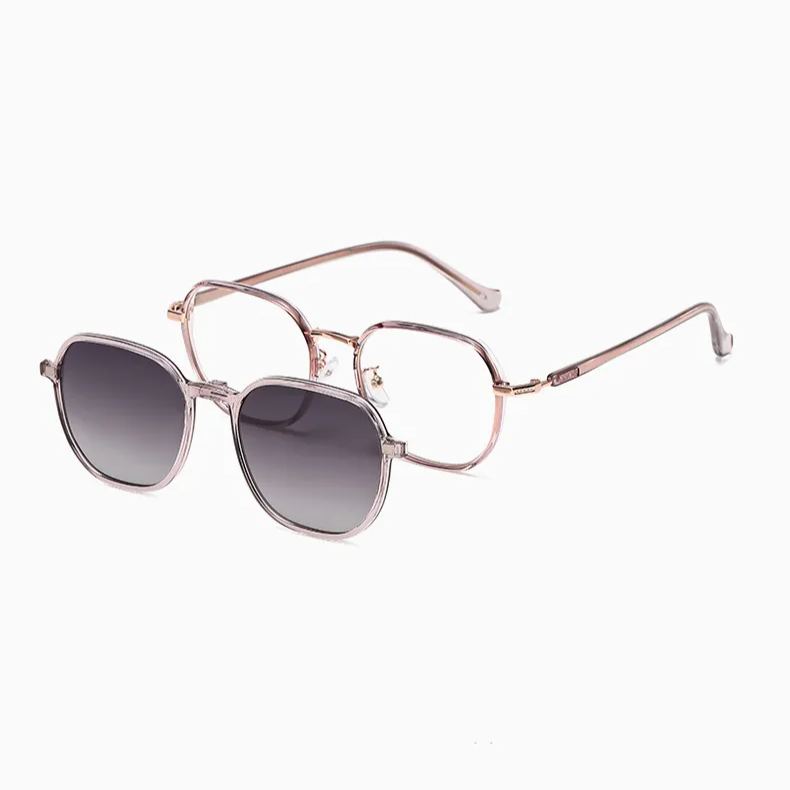 ✨Magnetic Clip on Sunglasses for Men & Women,Square Glasses #ps-JS7413