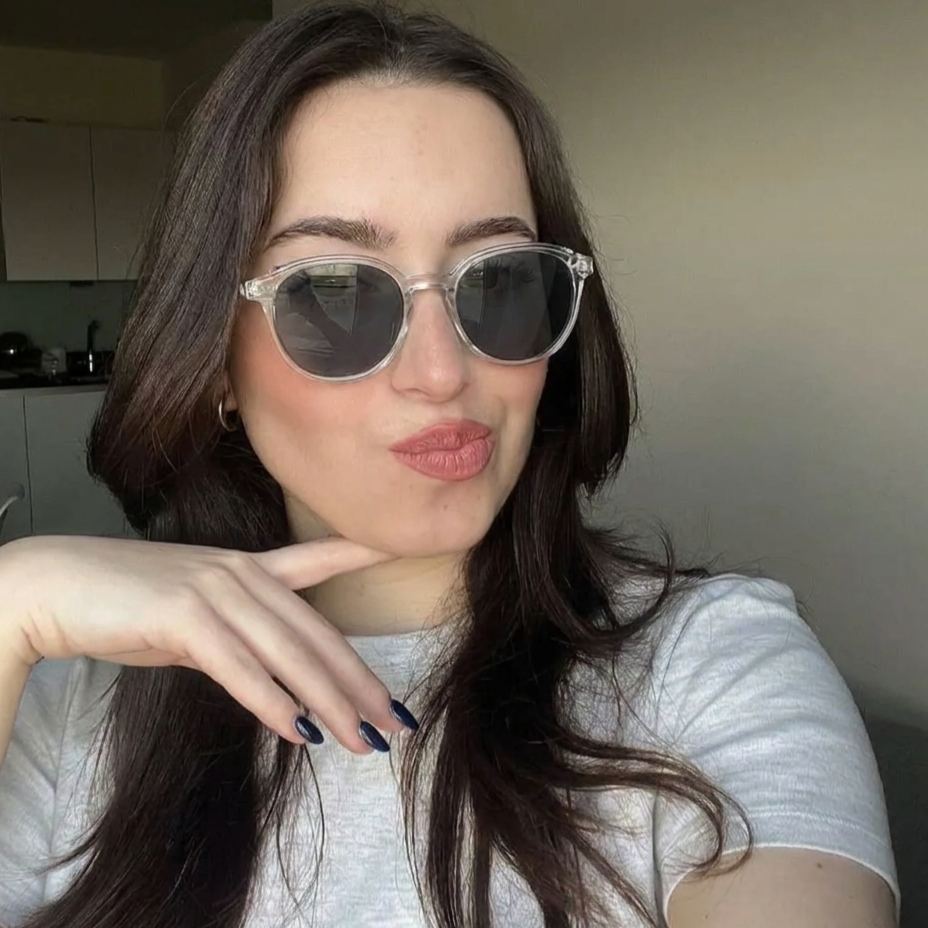 ✨Magnetic Clip on Sunglasses for Men & Women,Round Glasses #ps-8172