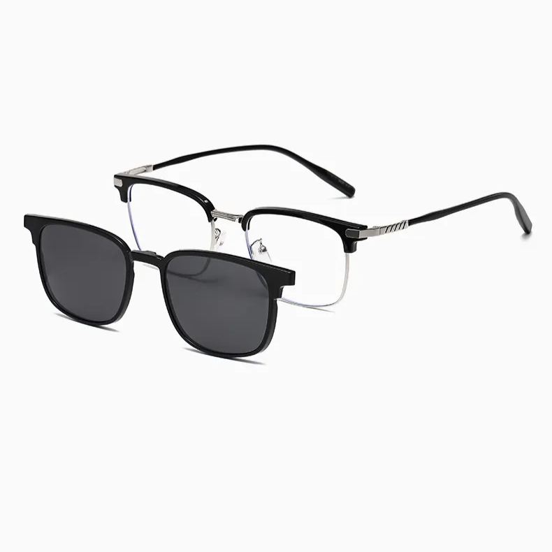✨Magnetic Clip on Sunglasses for Men & Women,Square Glasses #ps-JS7396