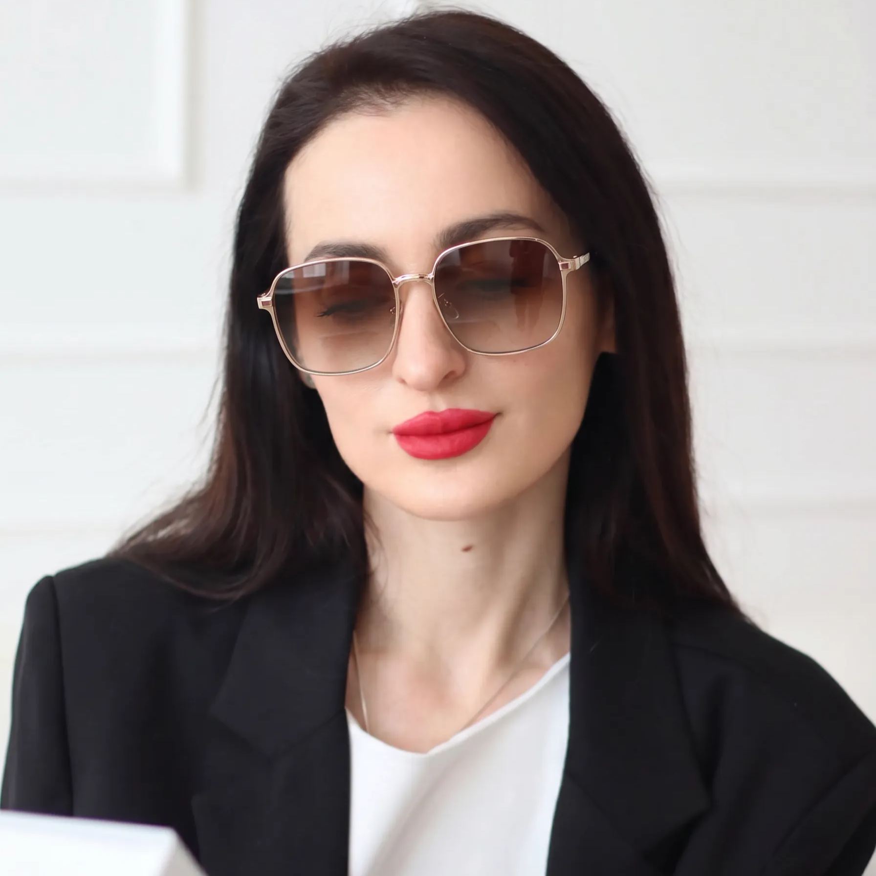 ✨Magnetic Clip on Sunglasses for Men & Women,Square Glasses #ps-JS7411