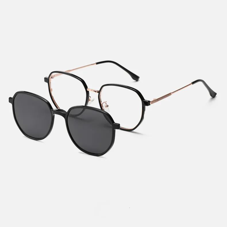 ✨Magnetic Clip on Sunglasses for Men & Women,Round Glasses #ps-8317