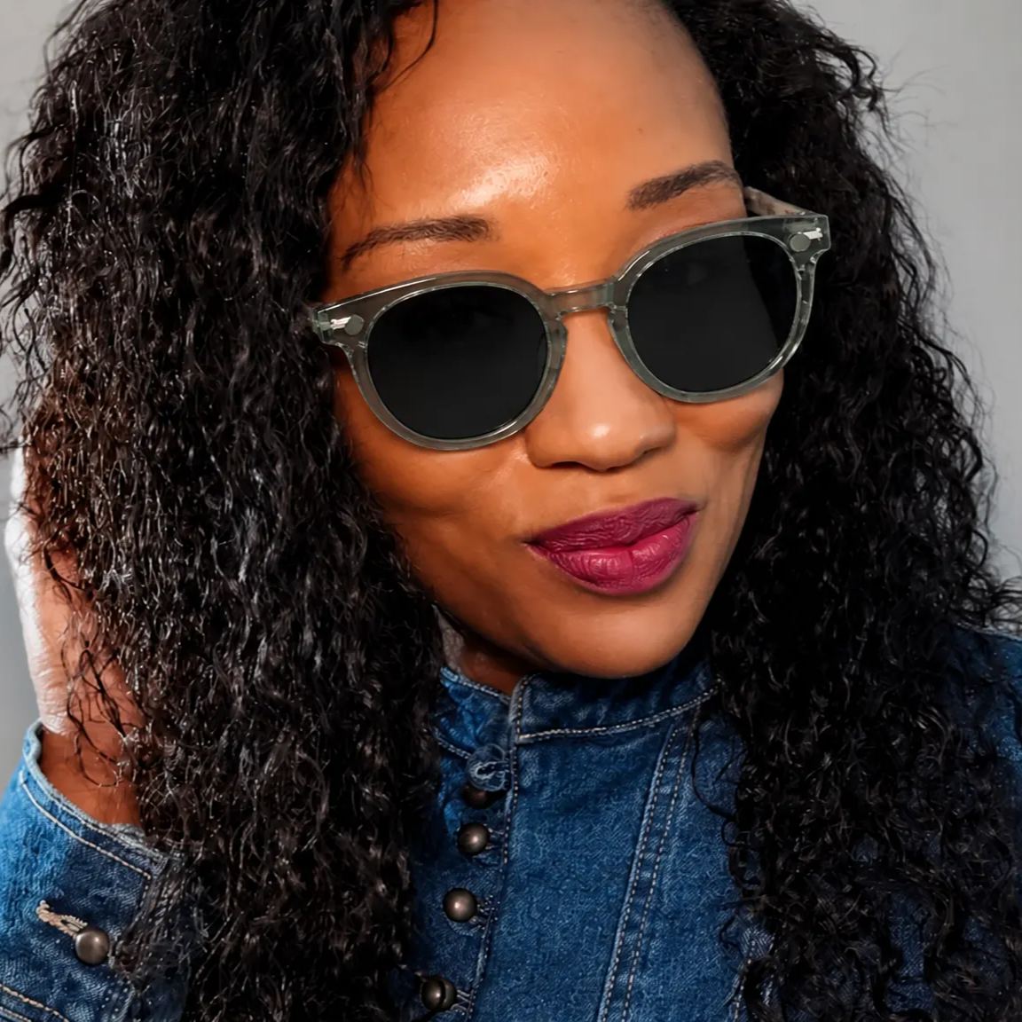 ✨Magnetic Clip on Sunglasses for Men & Women,Round Glasses #ps-8611