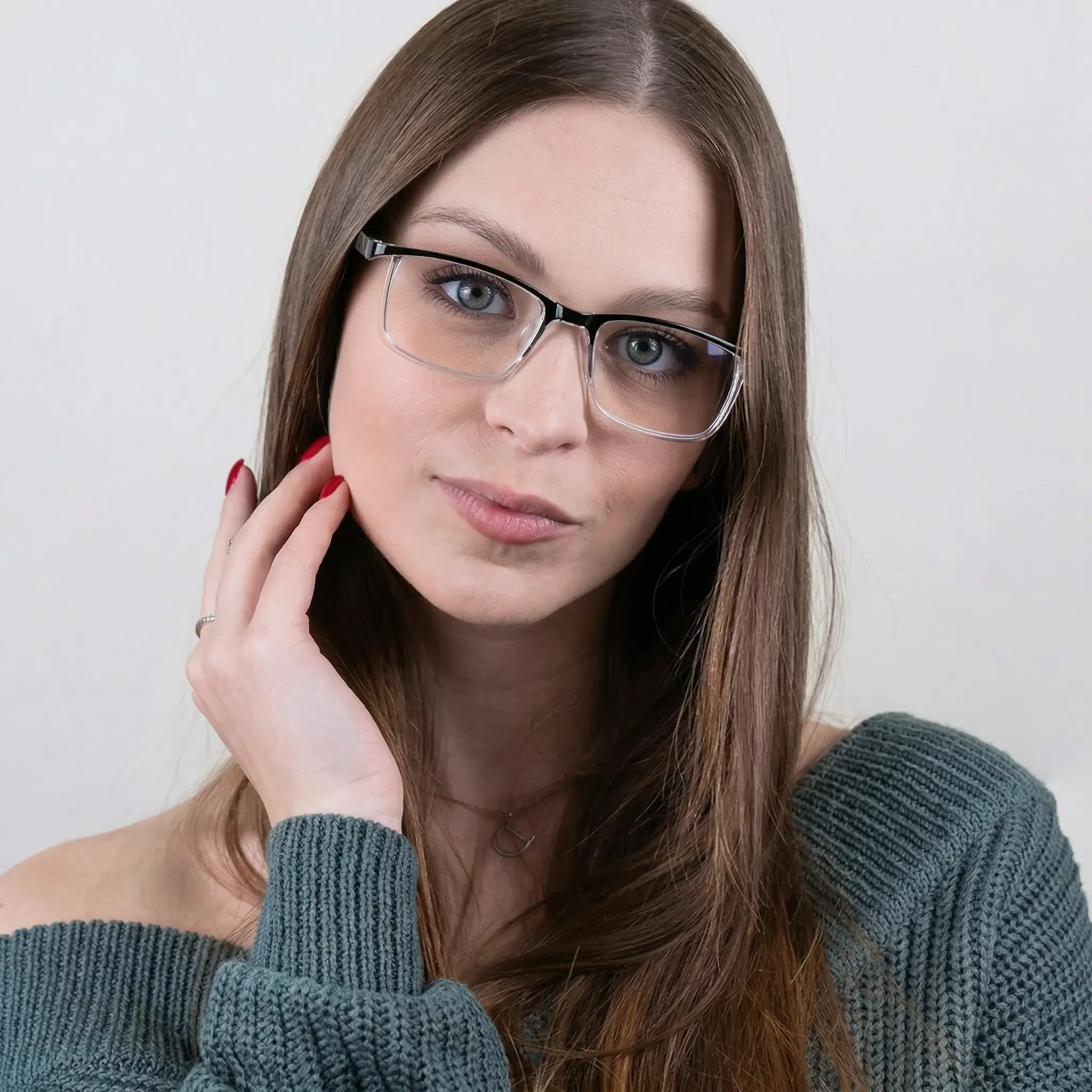 Rectangle Glasses #bx-023