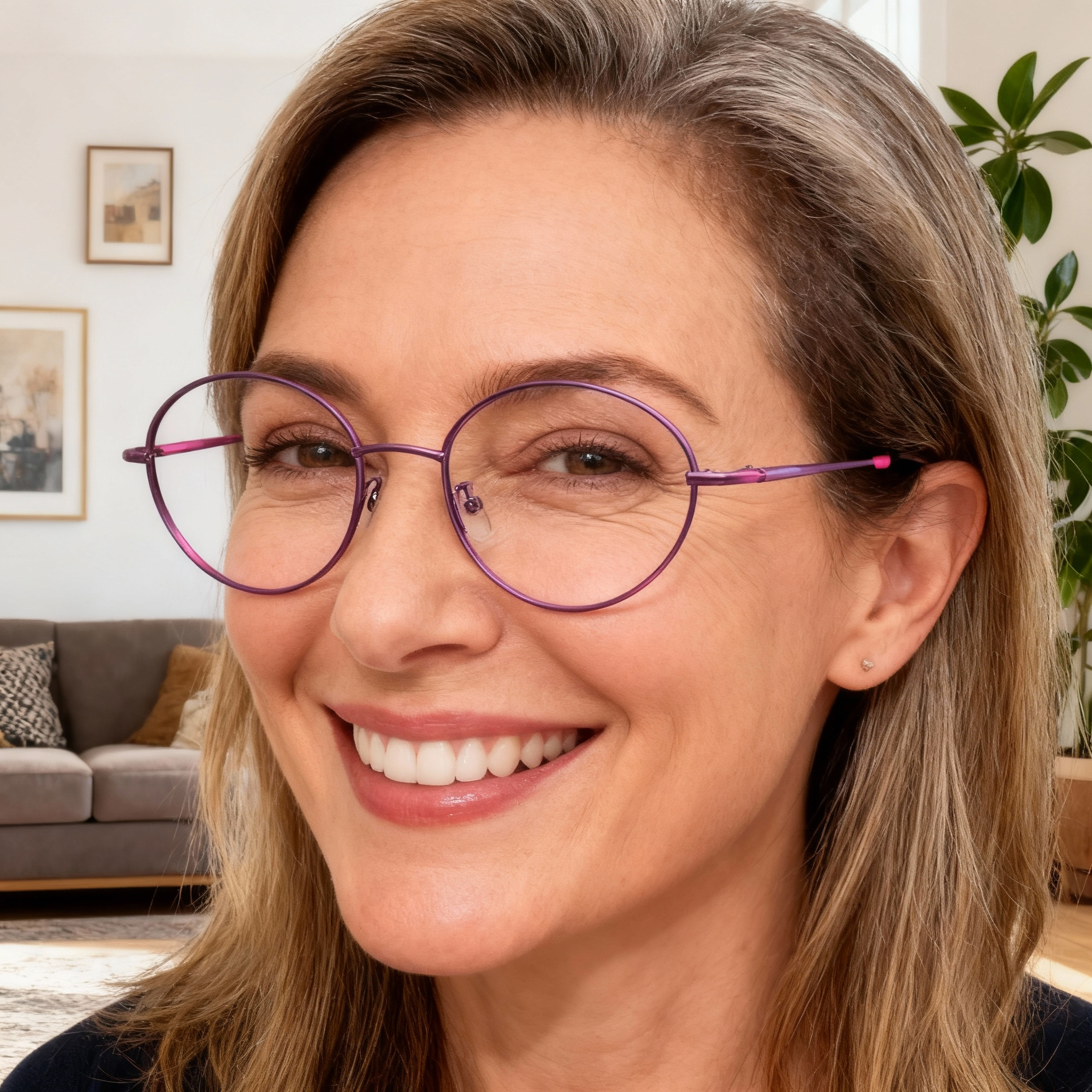 Oval Glasses#69-h6857