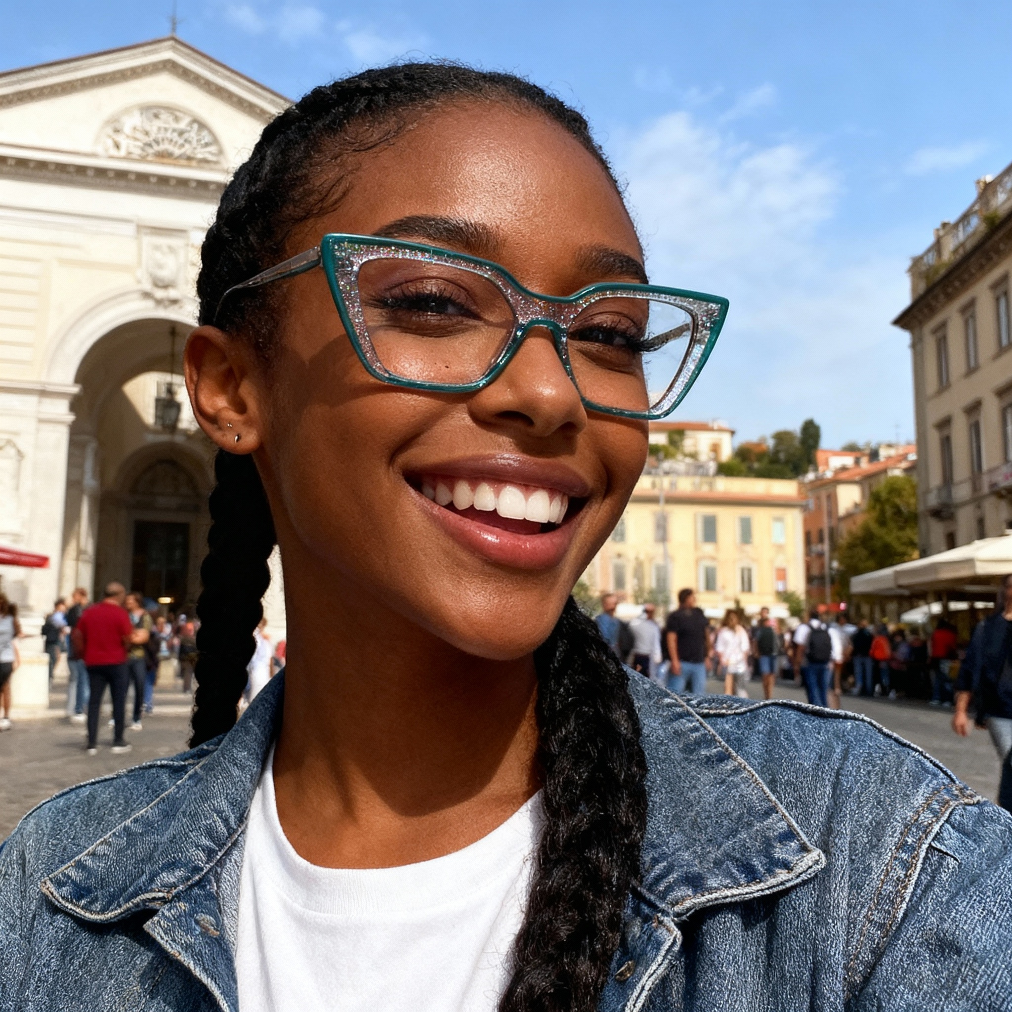 Square Glasses #69-cat88