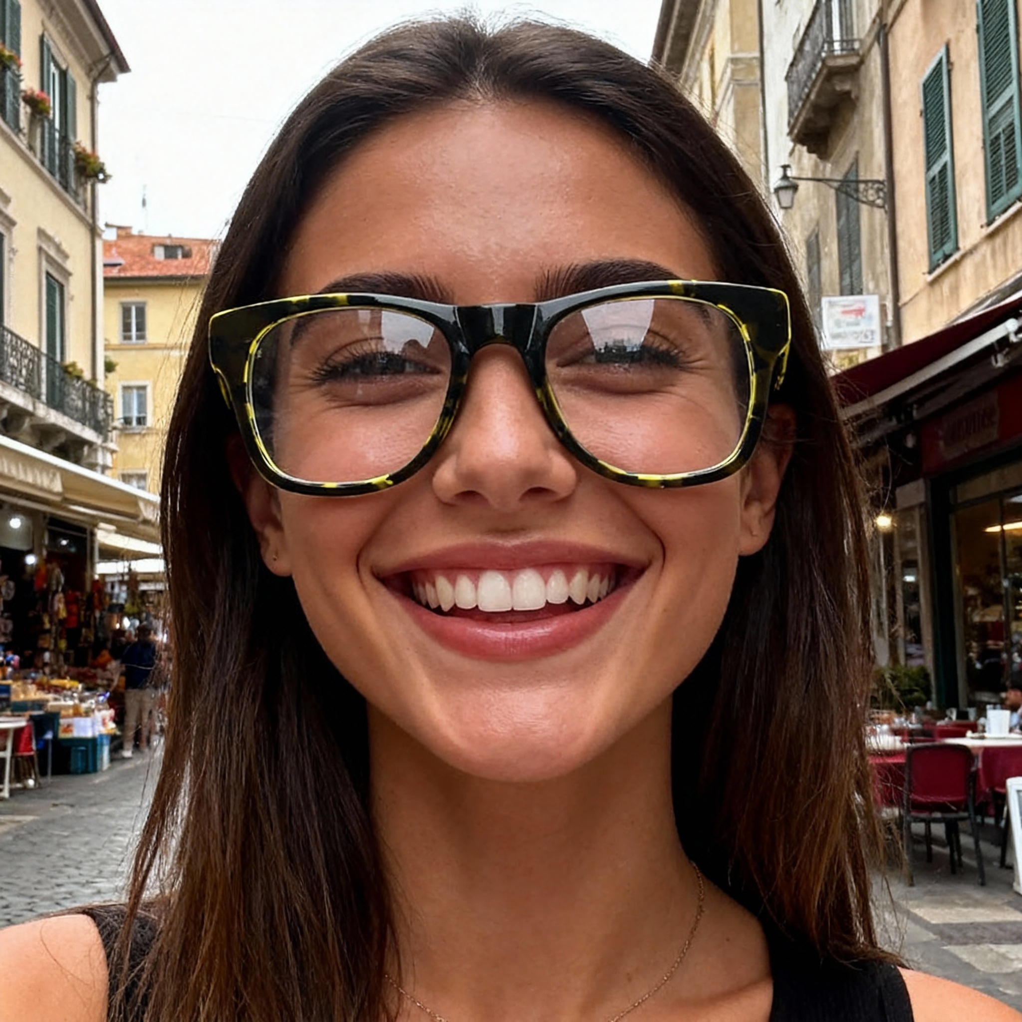 Square Glasses #69-k9052