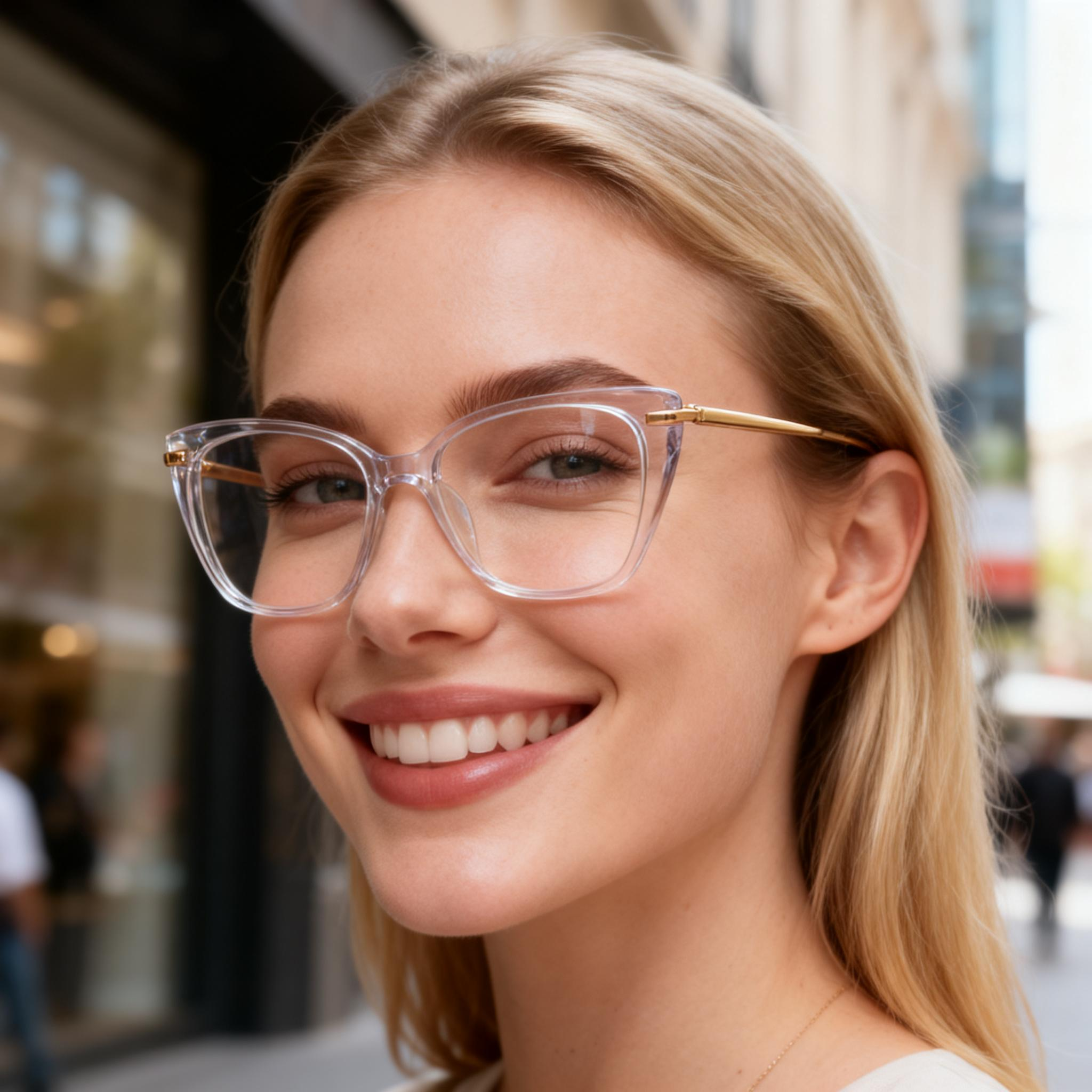 Cat-Eye Glasses #69-z507-scoolglasses