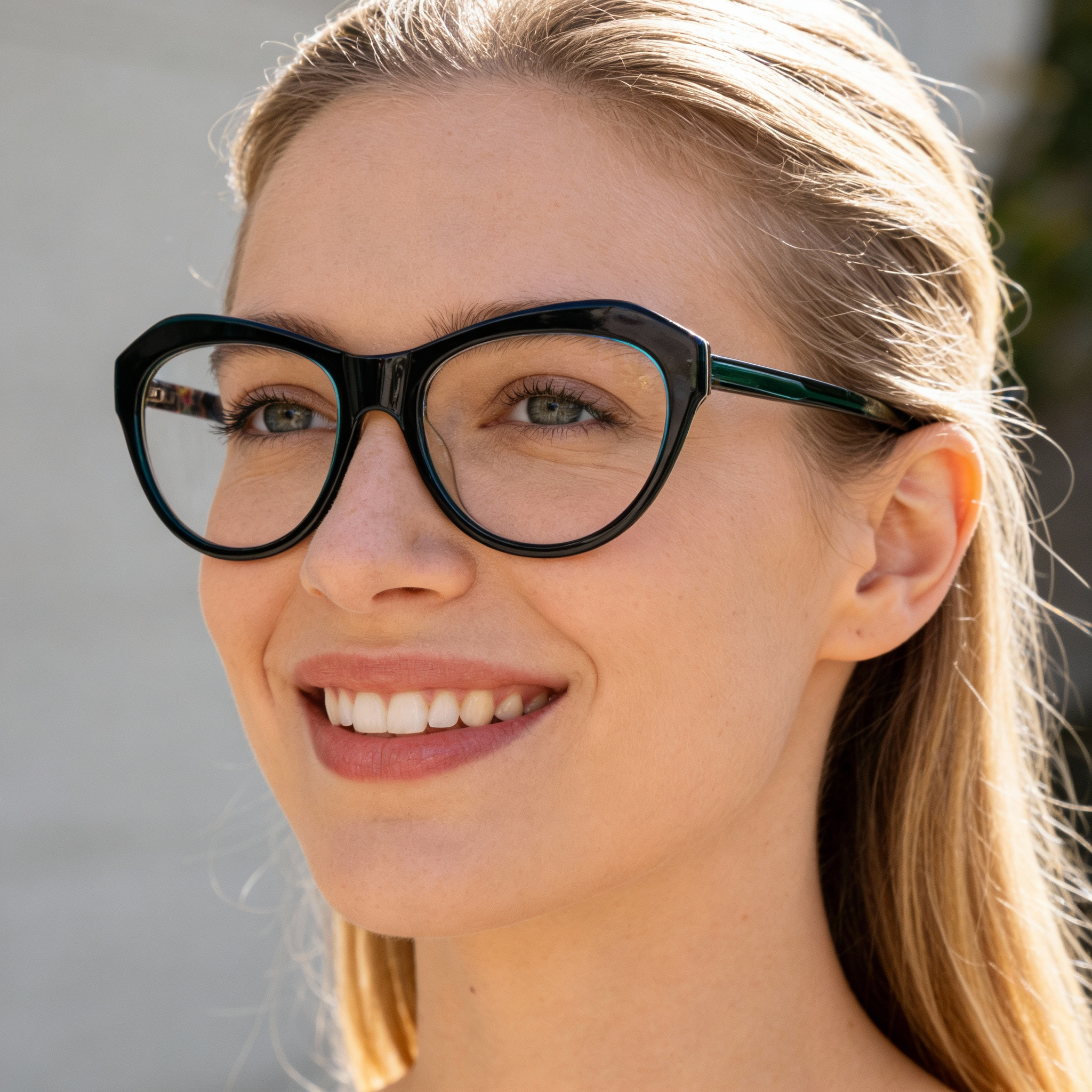Cat-Eye Glasses #69-6524-scoolglasses