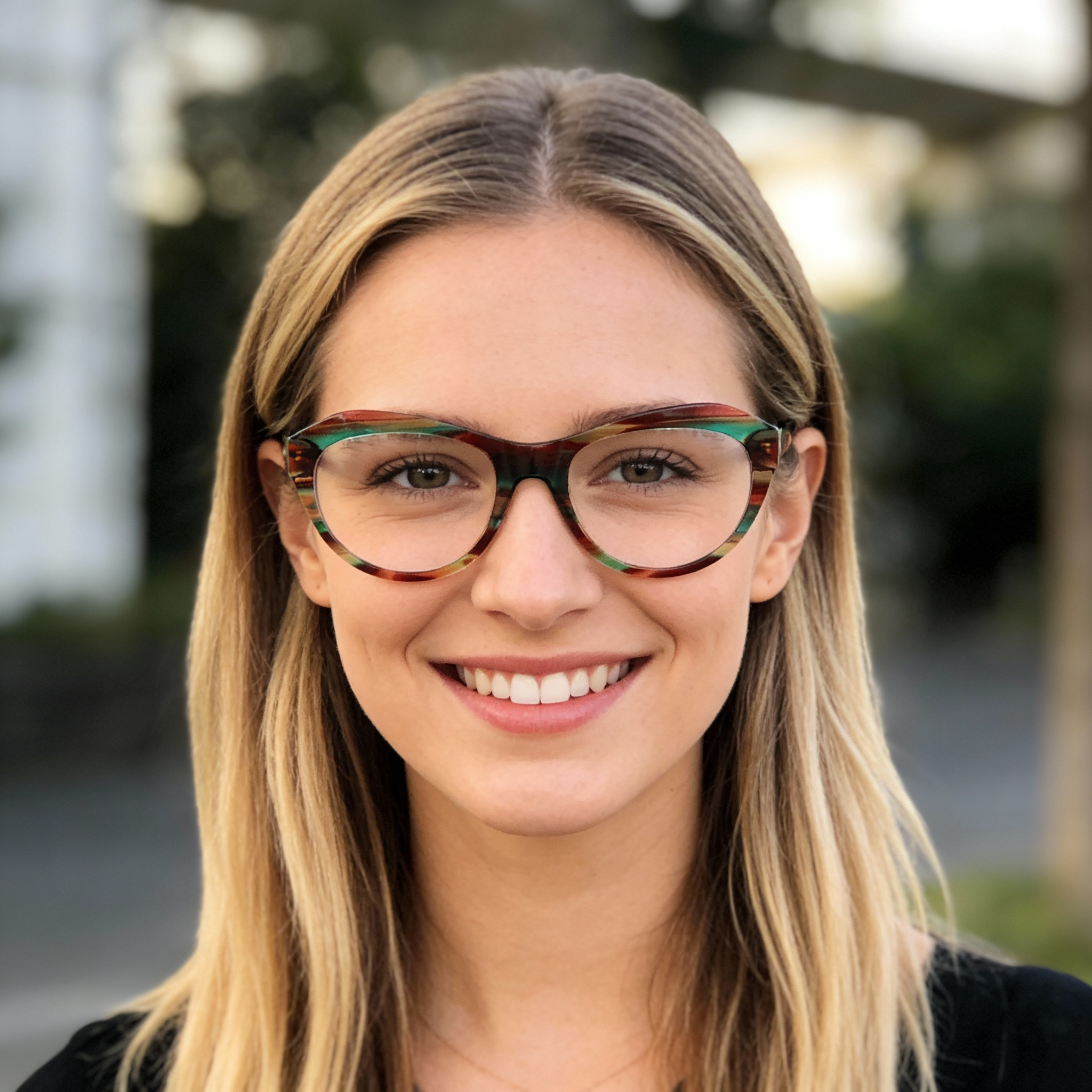 Cat-Eye Glasses #69-6524-scoolglasses