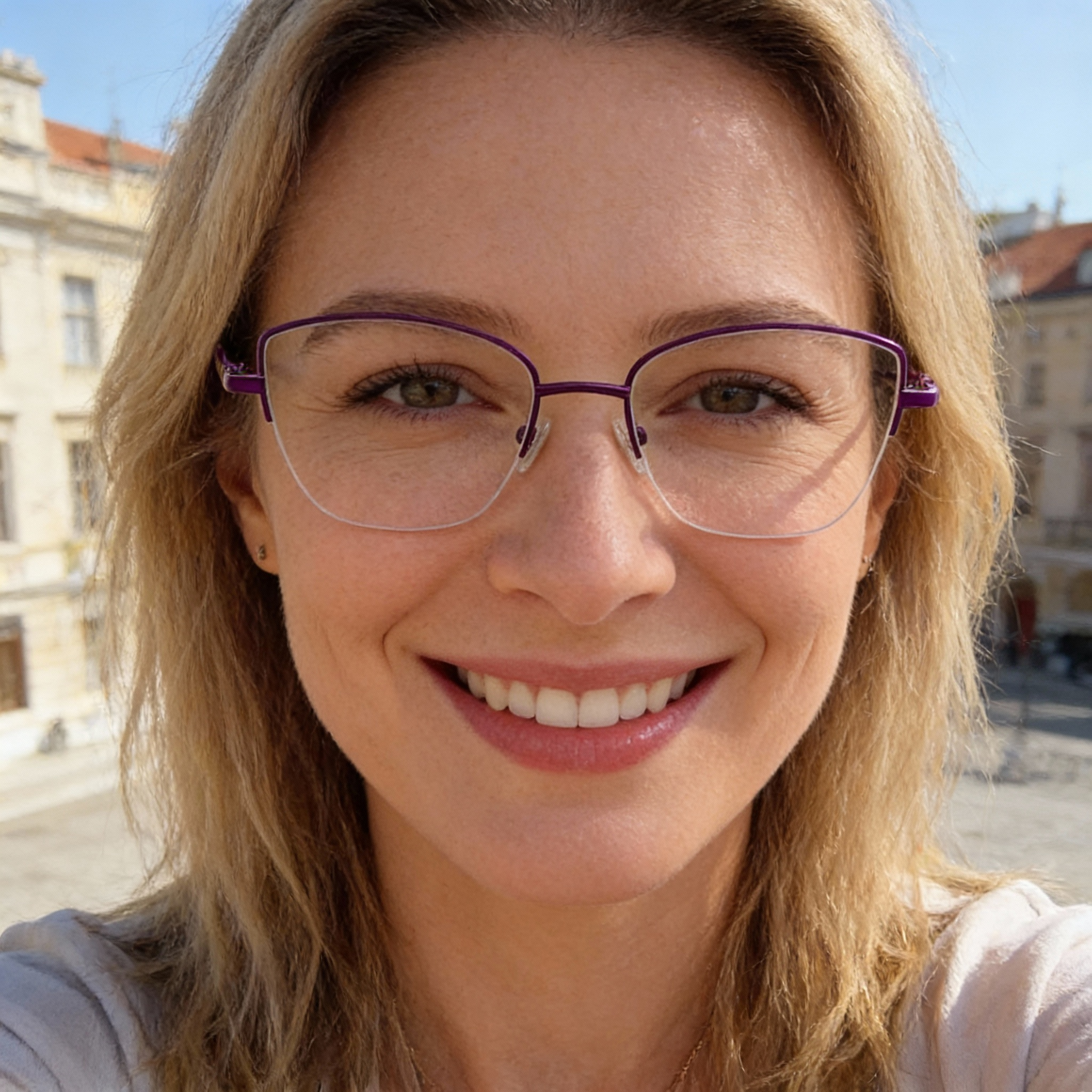 Half Rim Cat-Eye Glasses #69-k501-scoolglasses