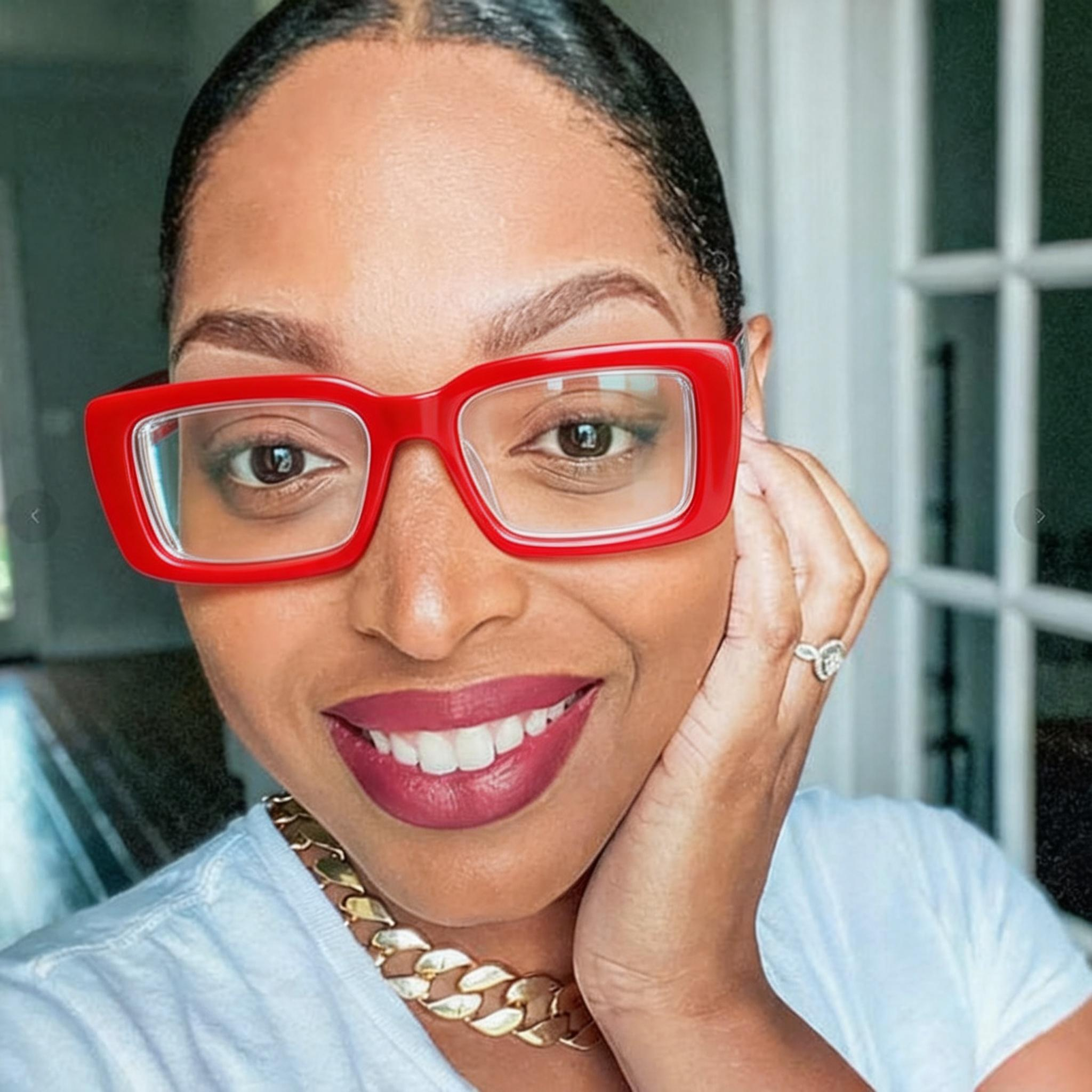 Rectangle Glasses #69-cat62-scoolglasses