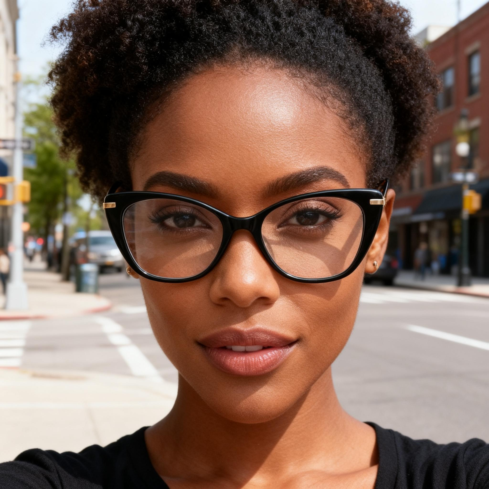 Cat-Eye Glasses #69-z507-scoolglasses