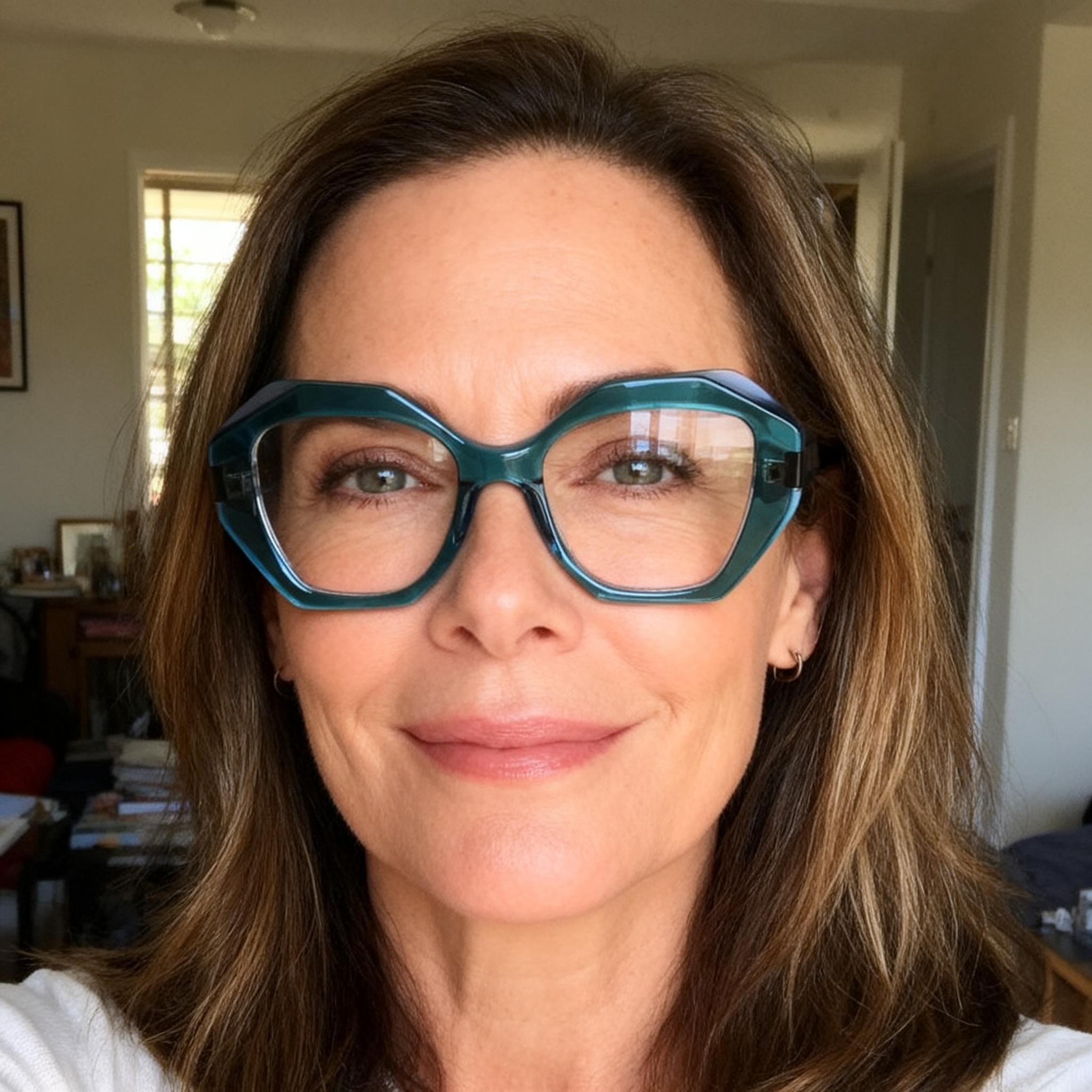 Geometric Glasses #69-cat60-scoolglasses