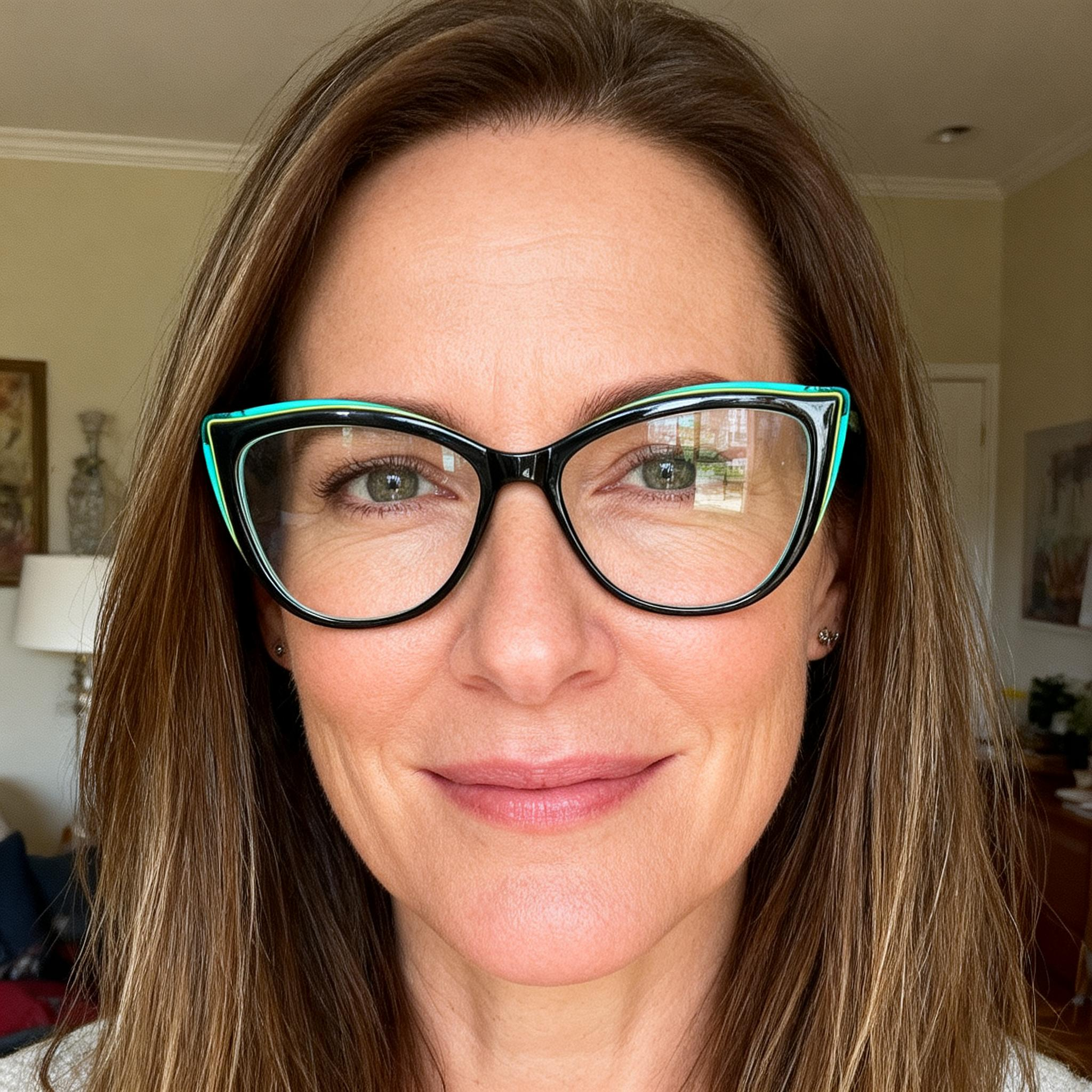 Cat-Eye Glasses #69-z505-scoolglasses