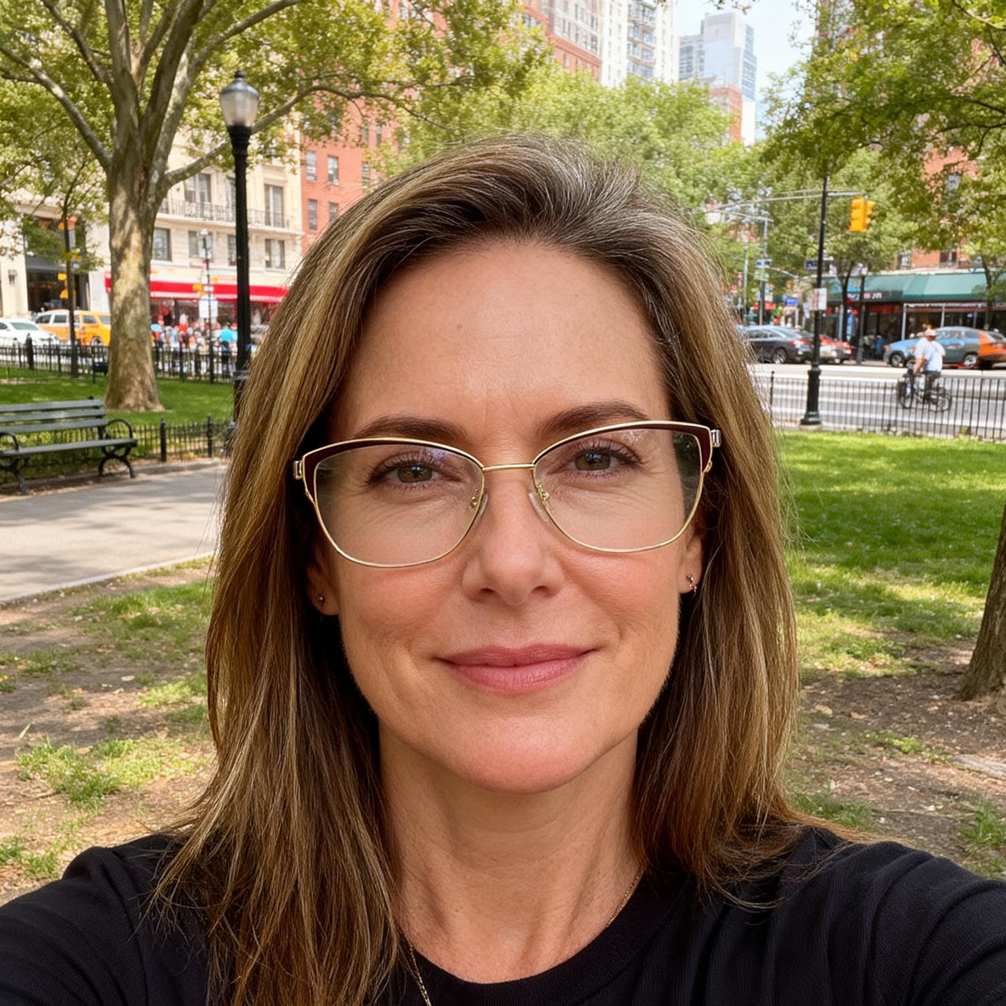 Square Glasses #69-3673